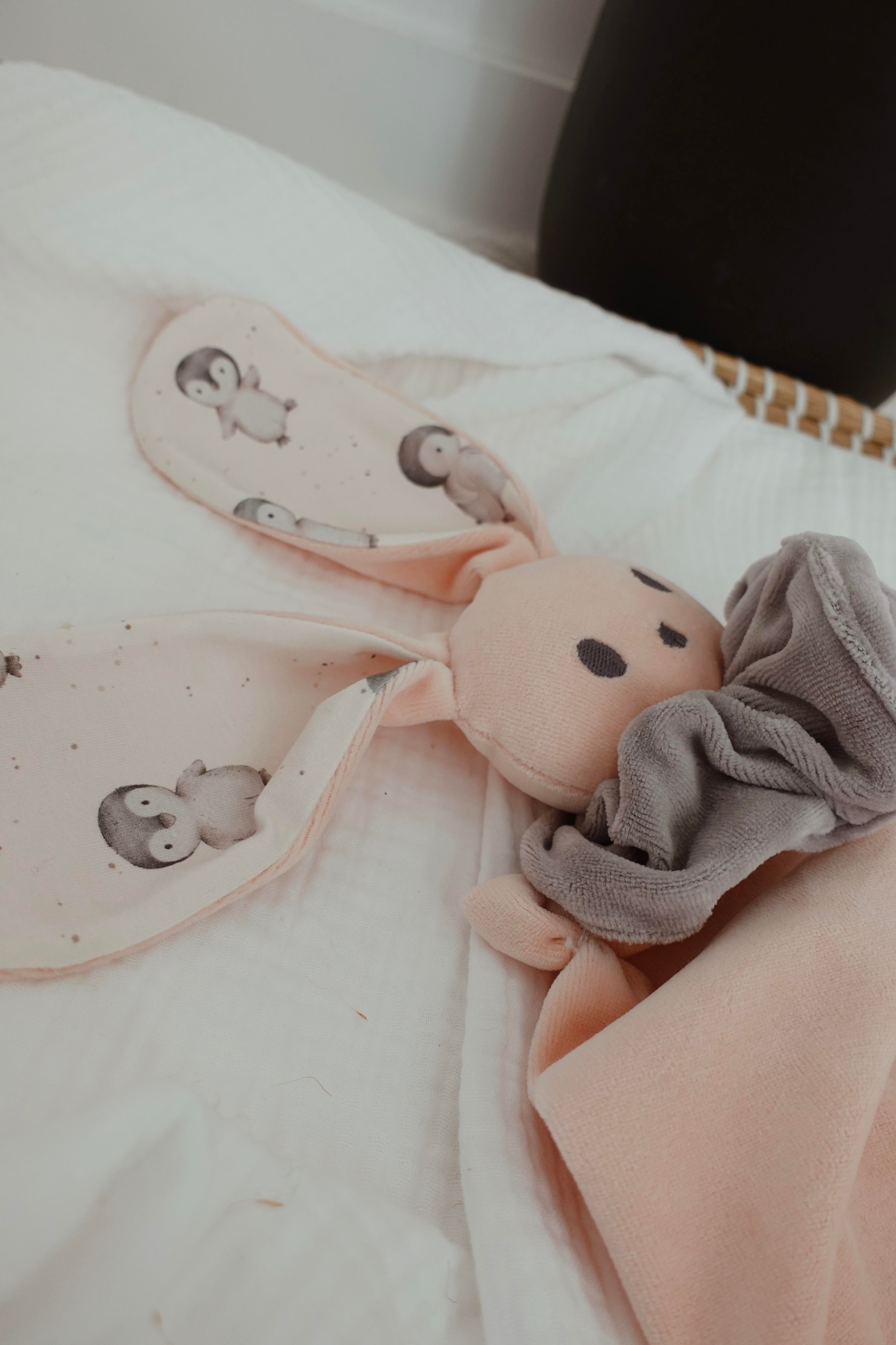 Bouillotte noyaux de cerise velours - Pinguins