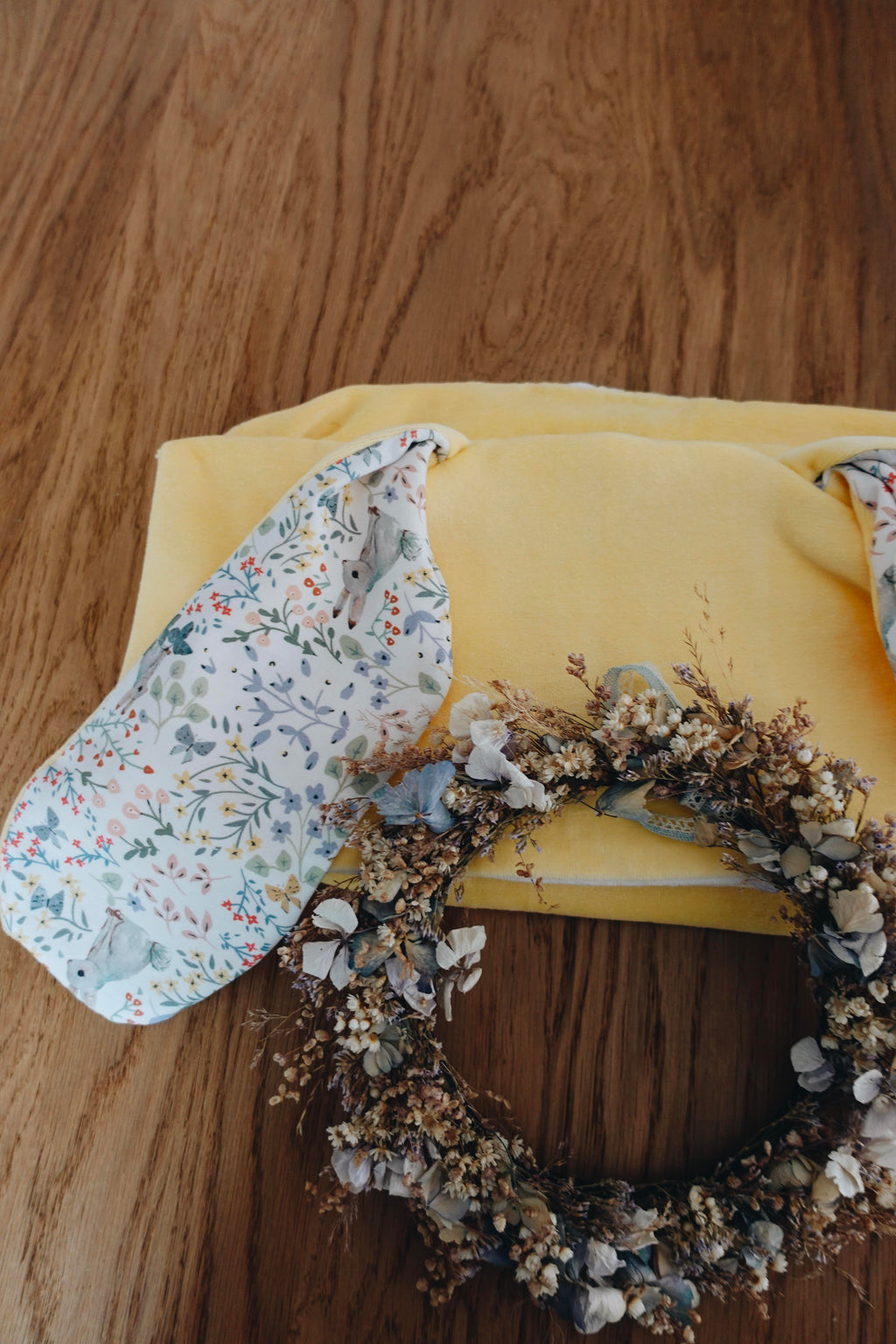 PROTOTYPE - Cape de bain Velours - Cottontails Blossom