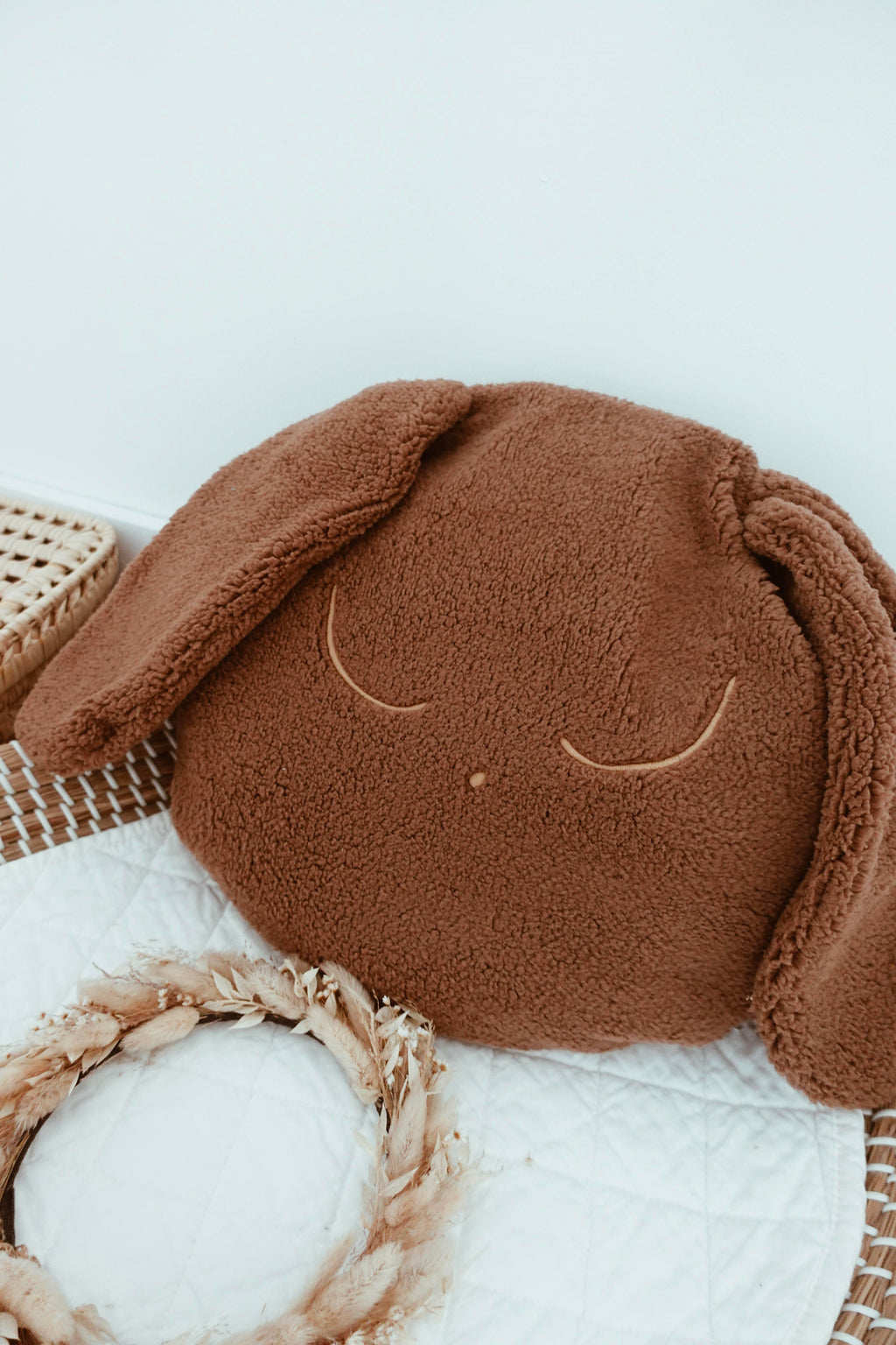 Petit Coussin Moumoute Pure - Épaisse Chocolat