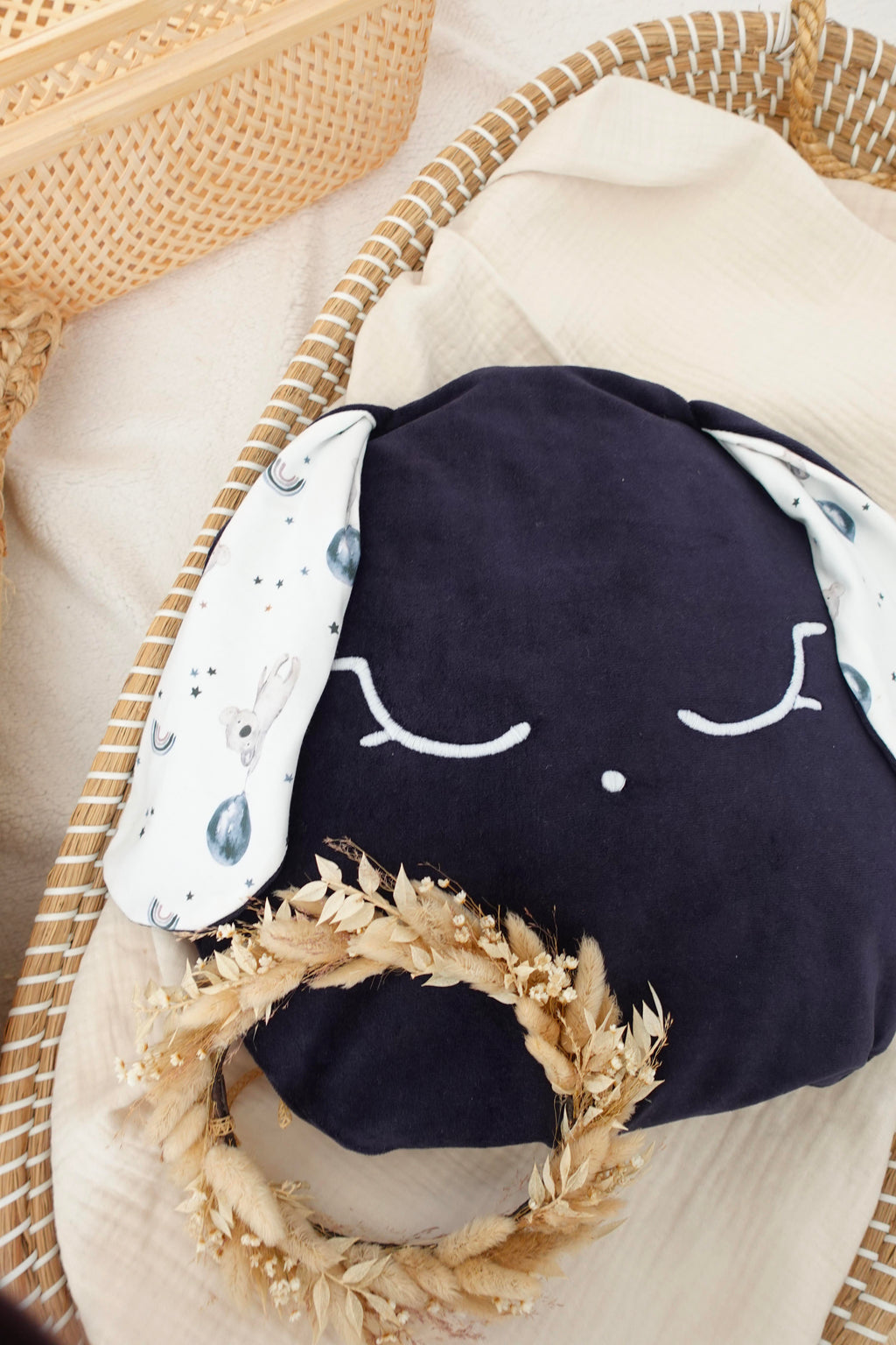 Petit Coussin Velours - Flying Koalas