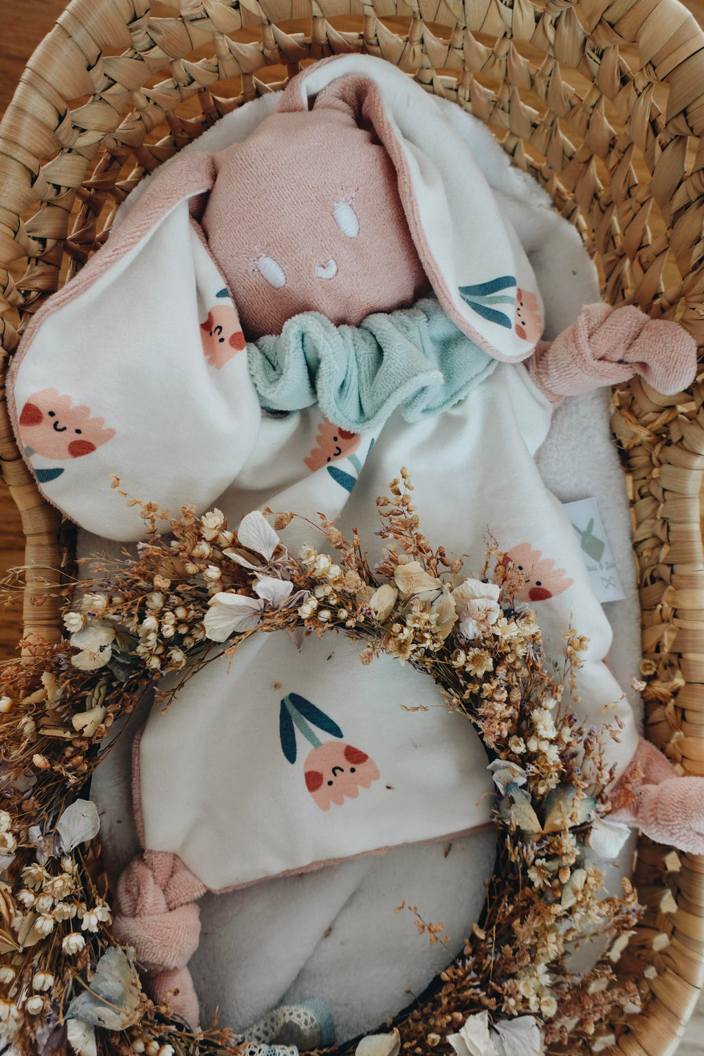 PROTOTYPE - Doudou Velours Chouchou - Happy Tulips