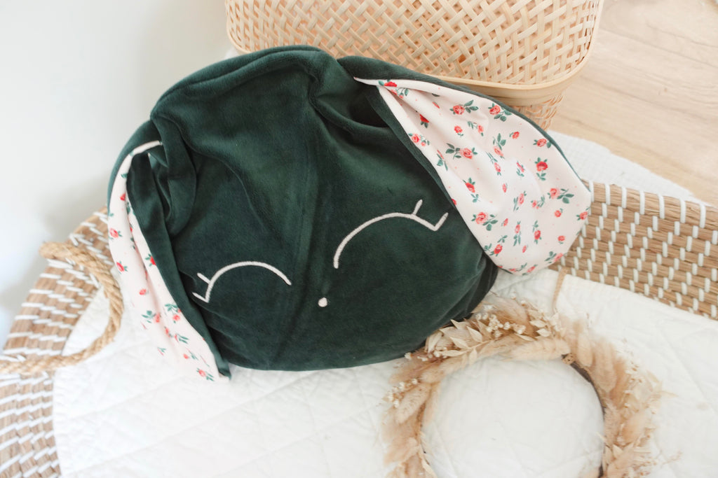 Petit Coussin Velours - Pink Roses