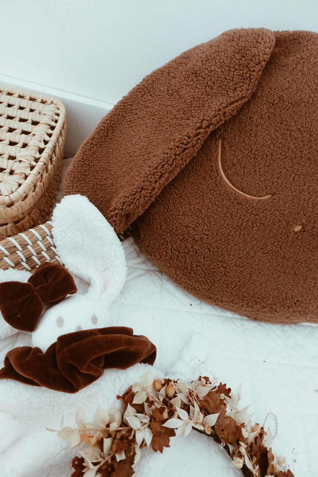 Petit Coussin Moumoute Pure - Épaisse Chocolat