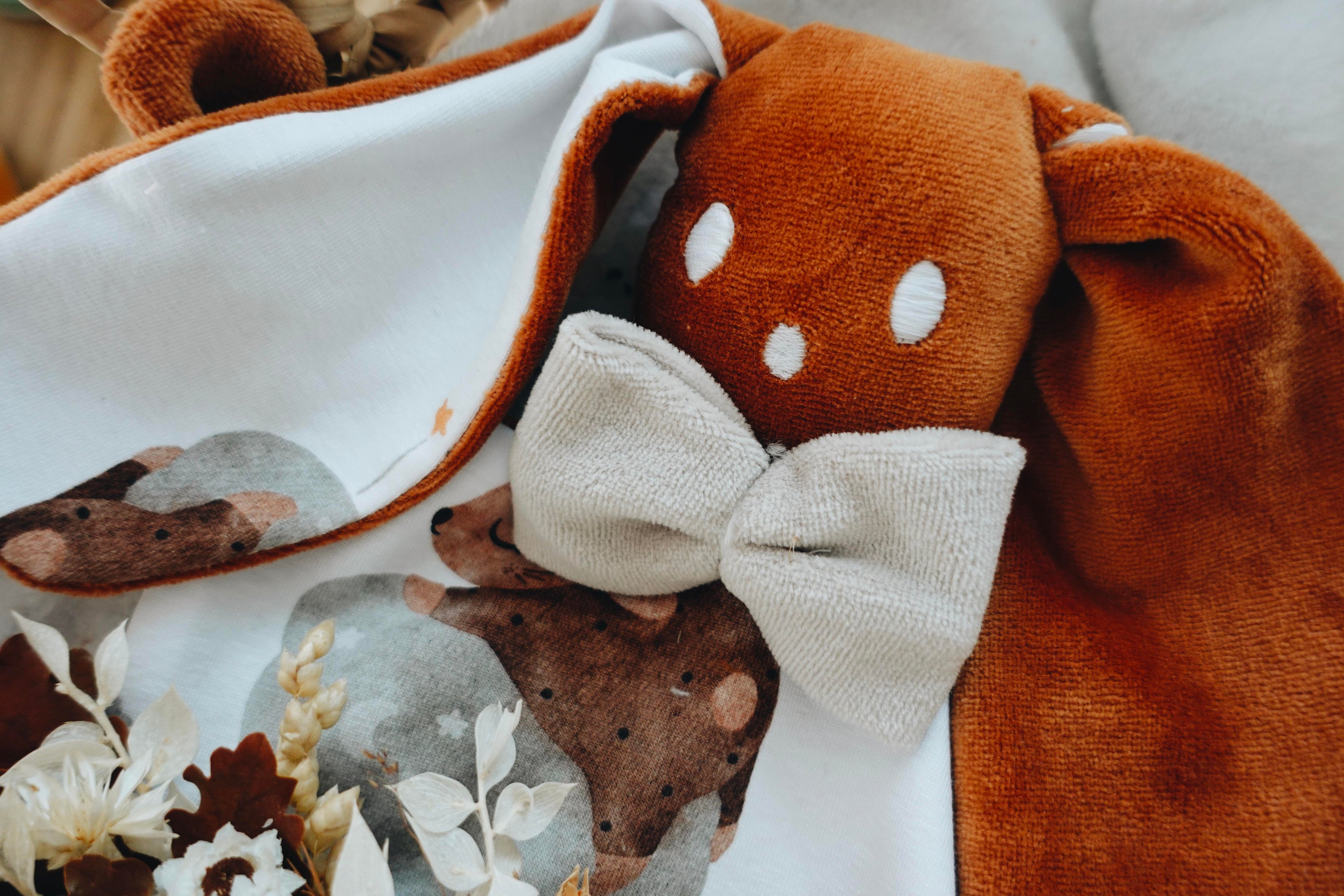 PROTOTYPE - Doudou Toudoux Blanc/Caramel