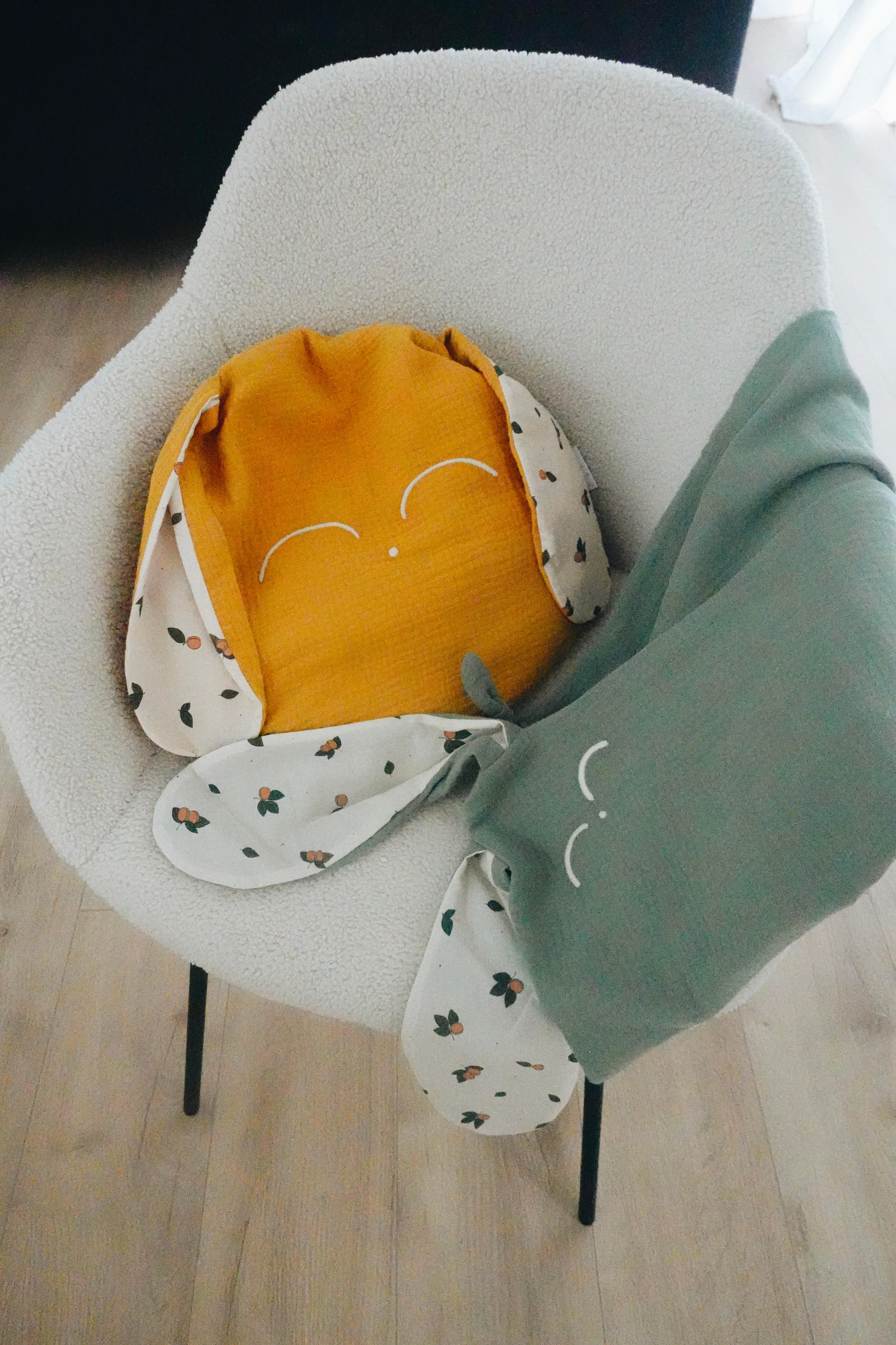 Petit Coussin Lange - Crème d'Abricots