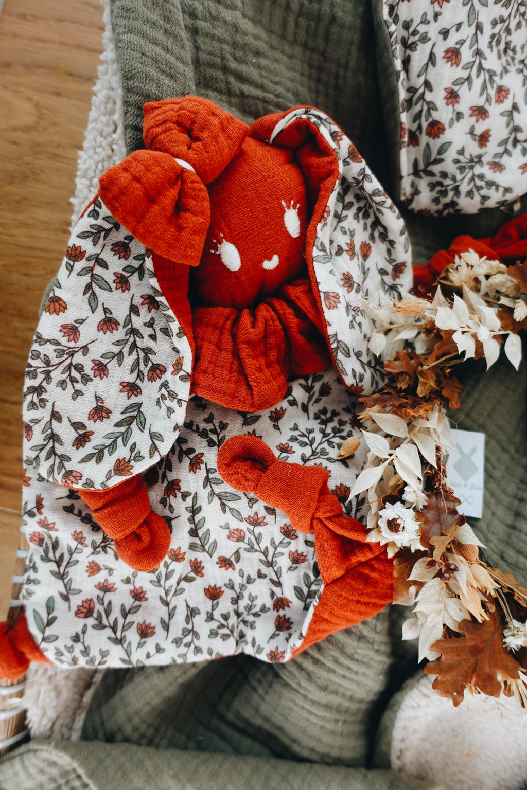 PROTOTYPE - Doudou Lange Chouchou – Terracotta Petals