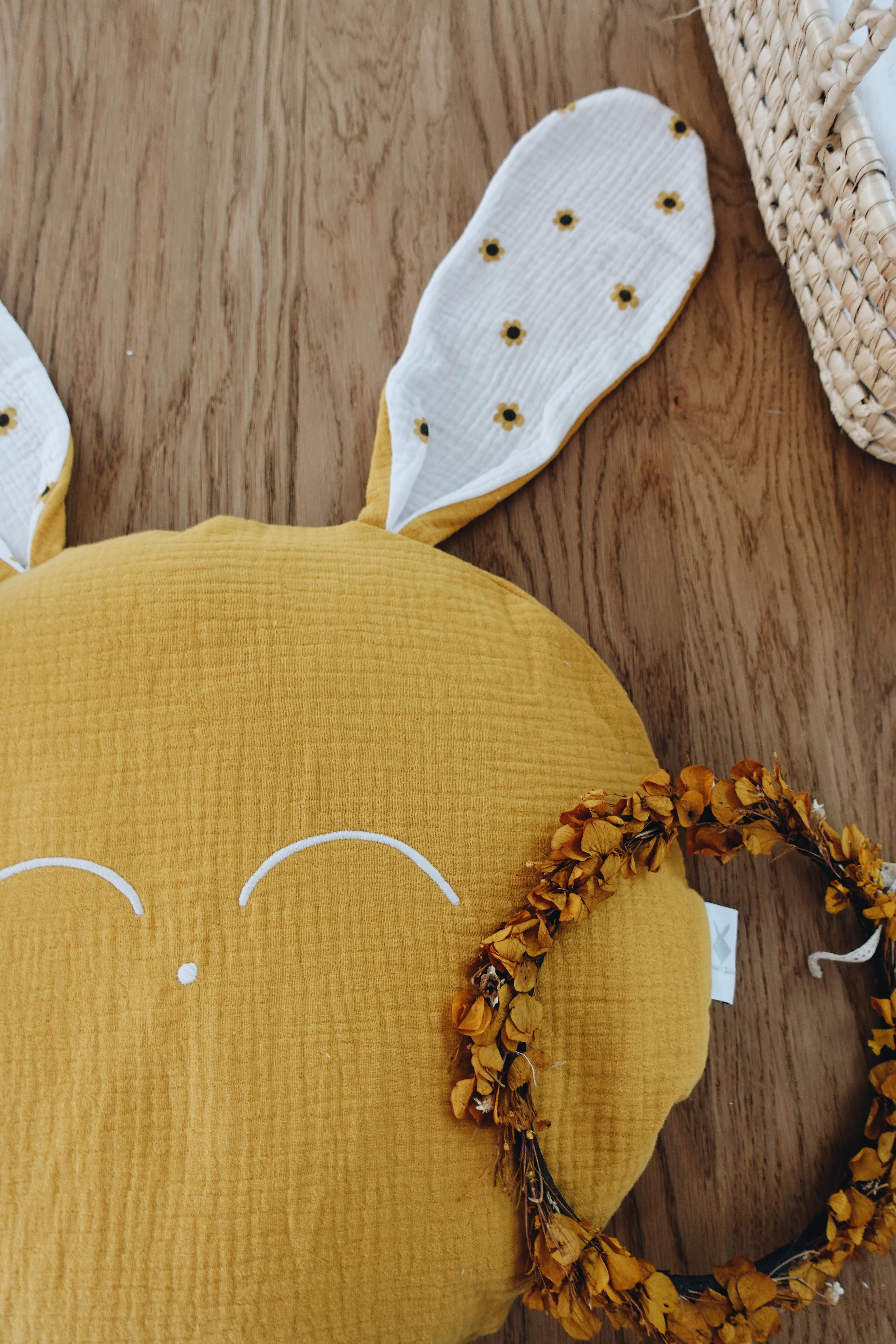 Petit Coussin Lange - Yellow Daisies