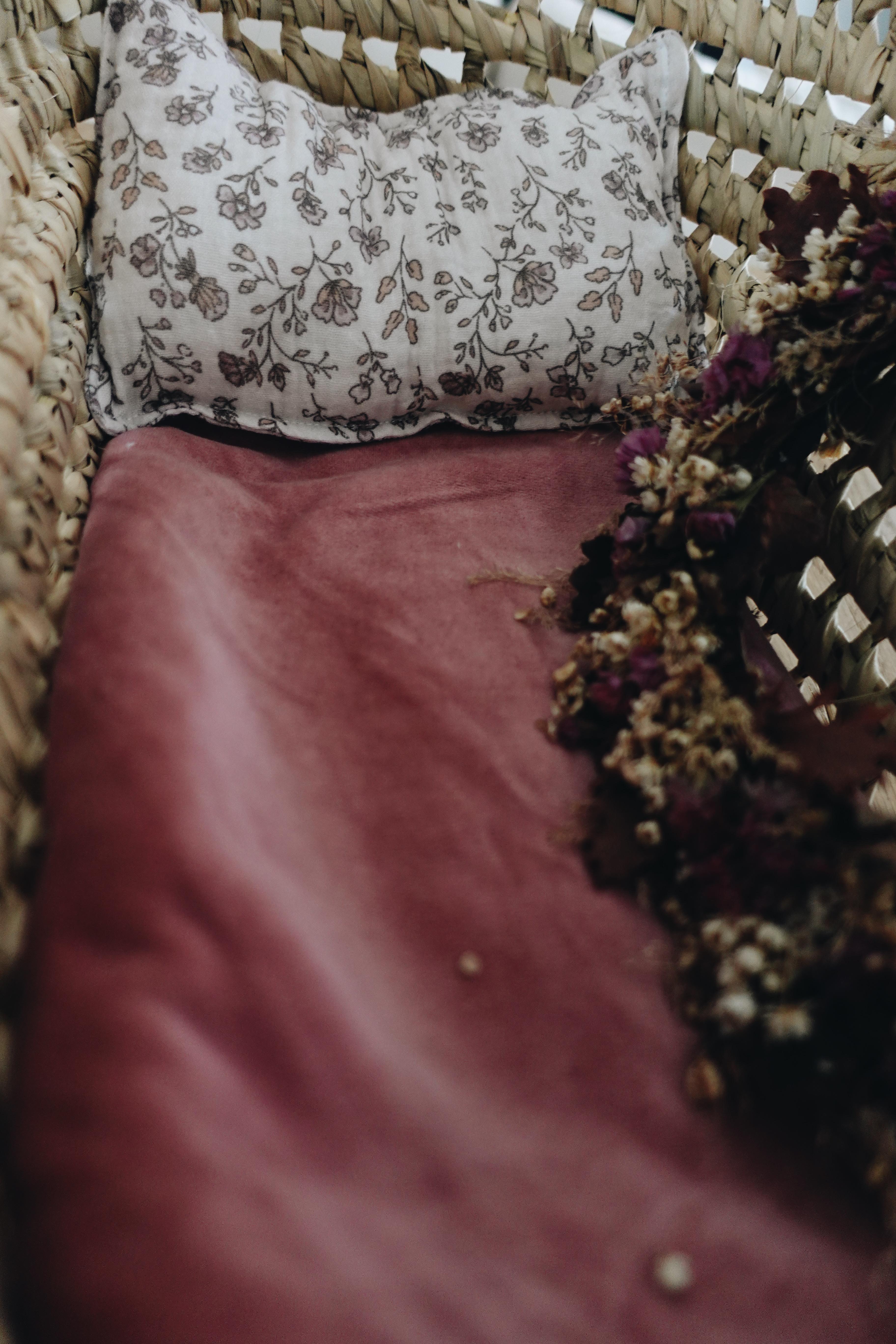 PROTOTYPE -Coffret Couffin Peluche - Vintage Flowers