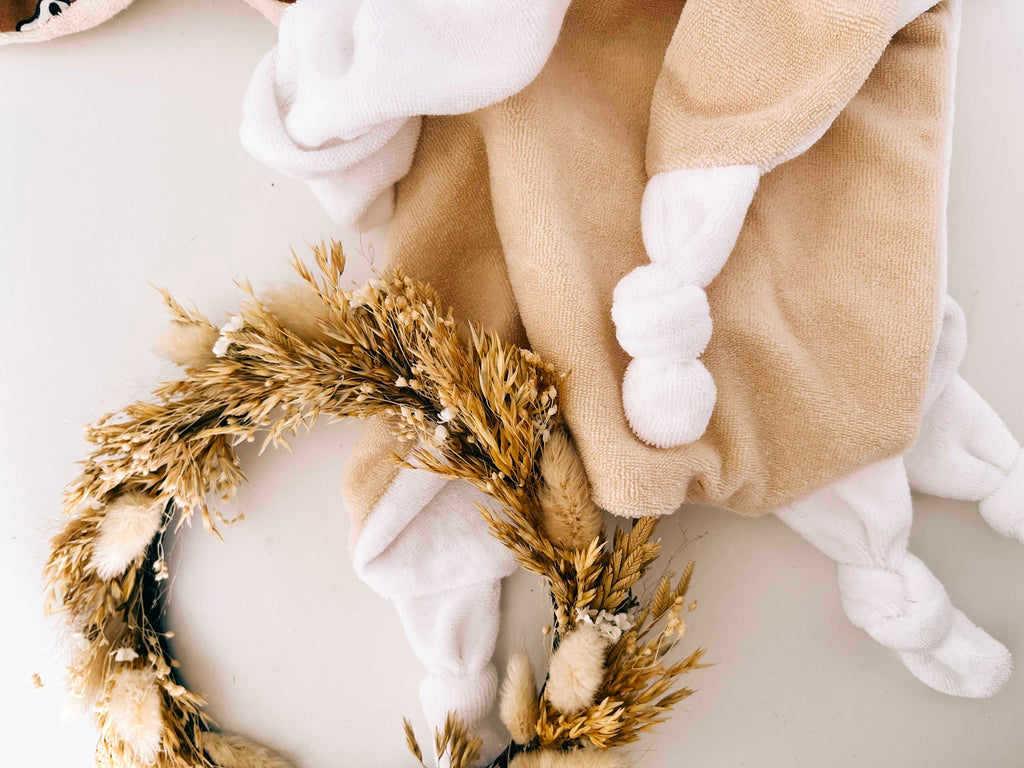 Doudou Eponge Câlin Noeuds - Milk and Cookies