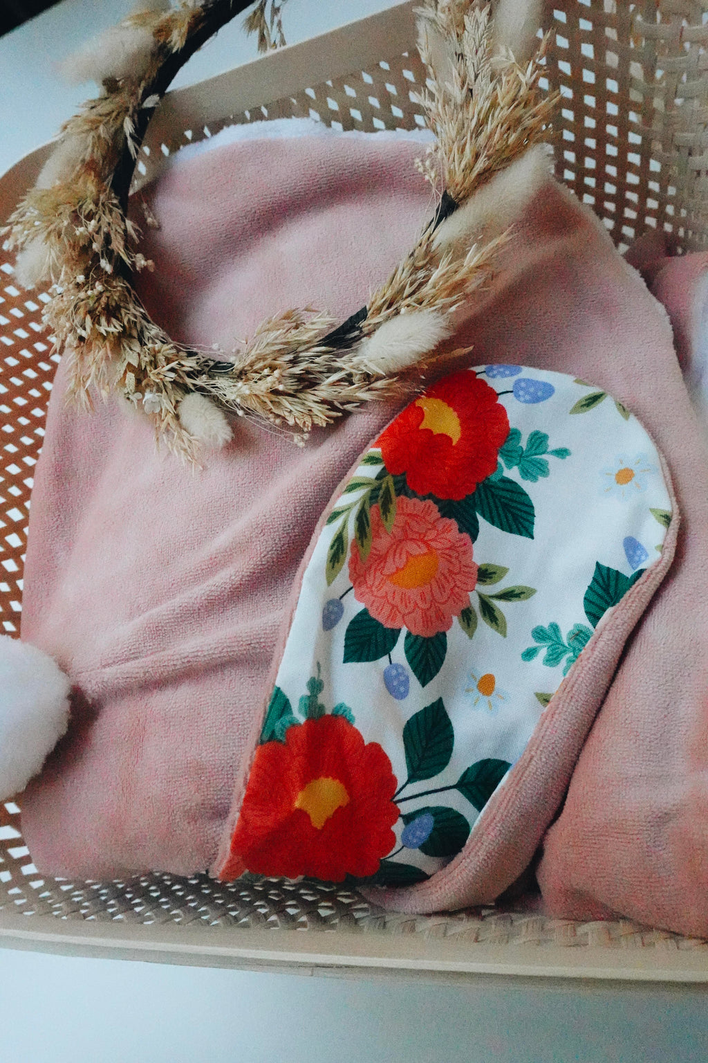 Poncho Velours - Wild Flora