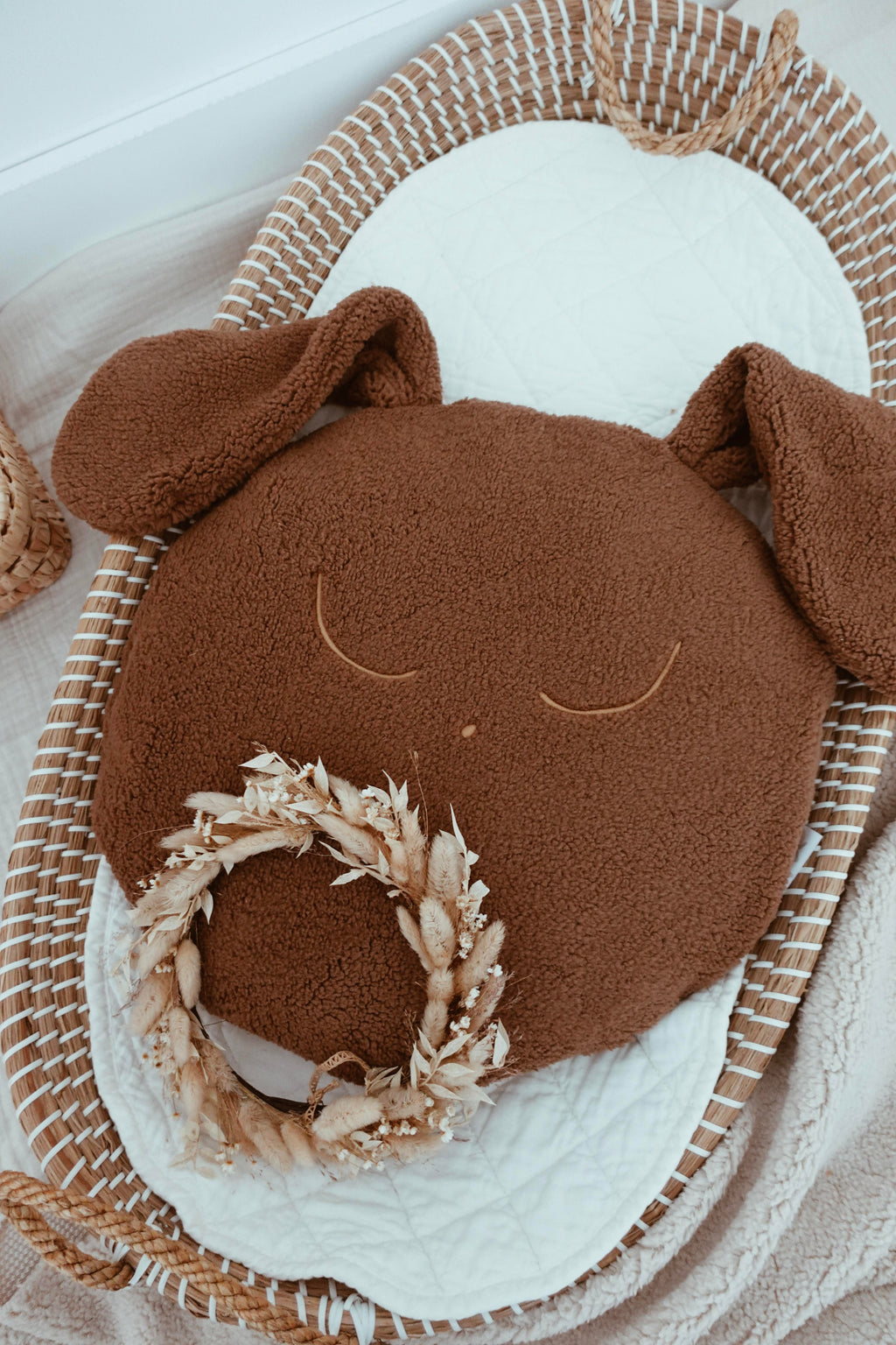 Petit Coussin Moumoute Pure - Épaisse Chocolat