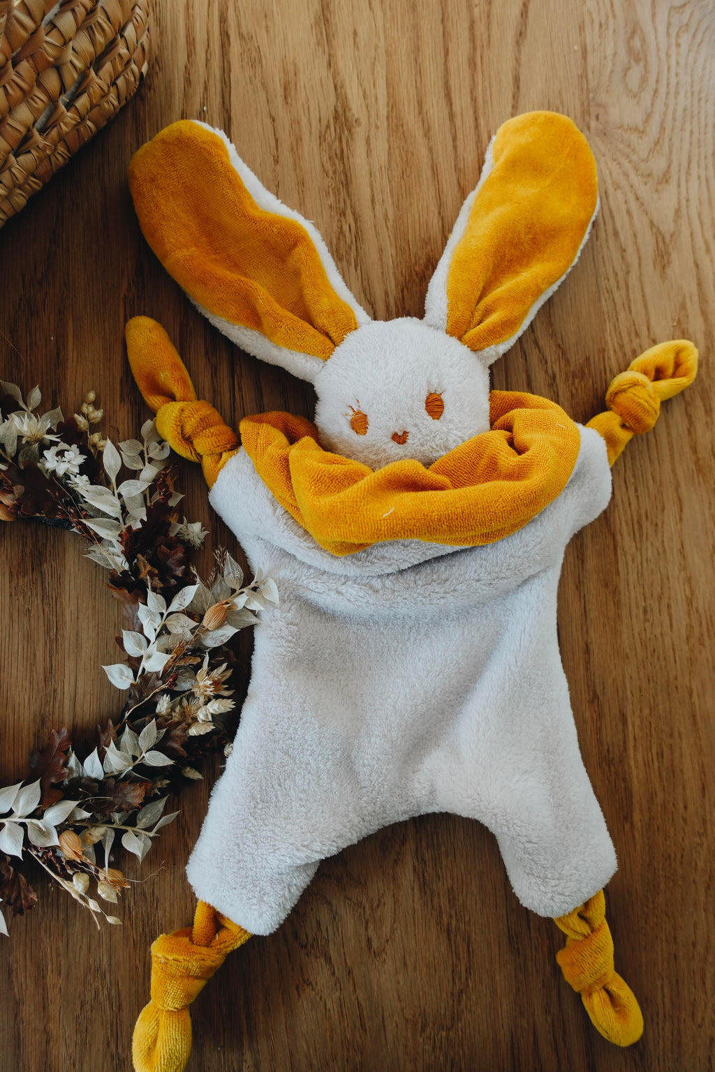 PROTOTYPE - Doudou Toudoux Moutarde/Beige Clair
