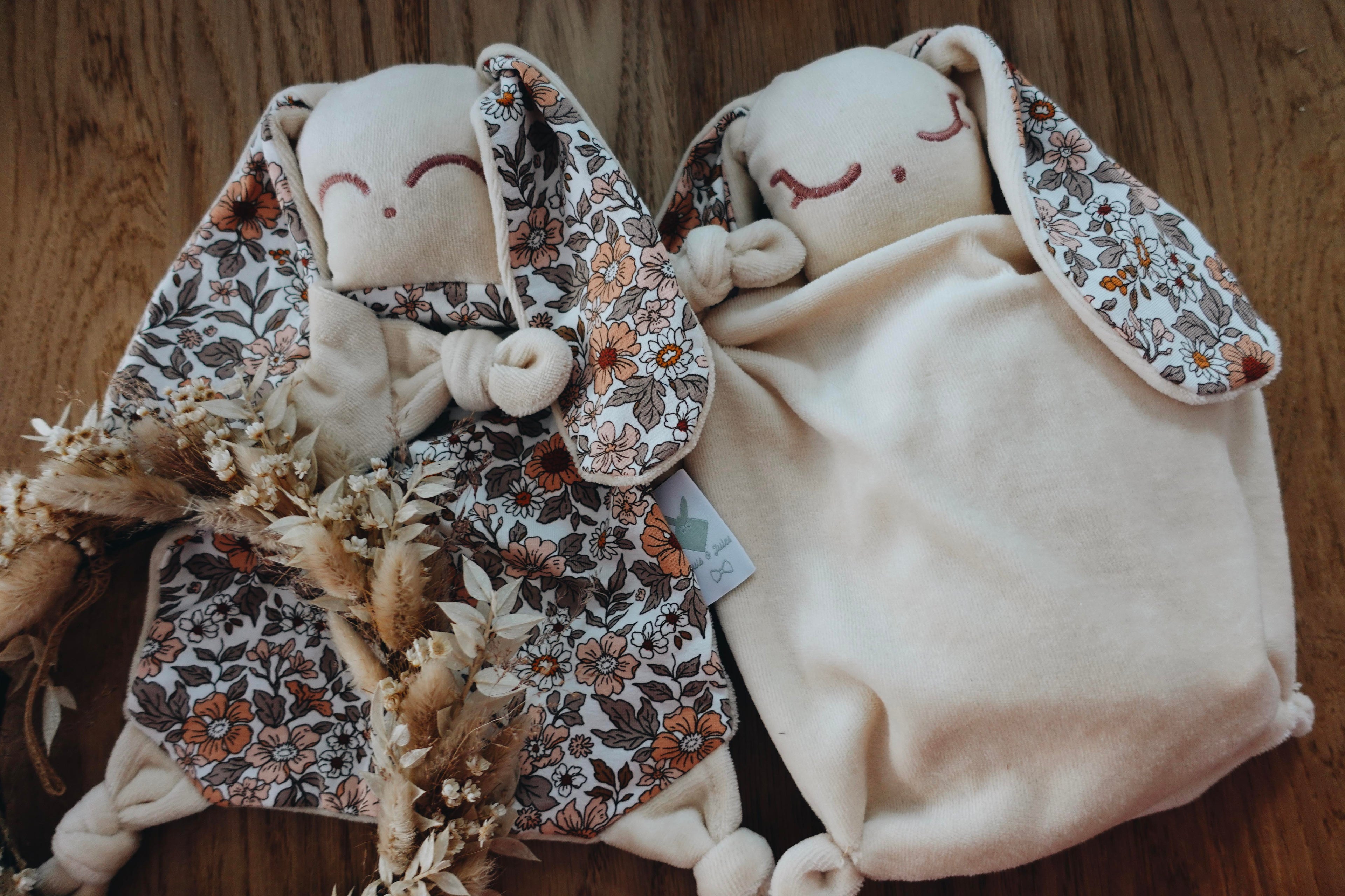 PROTOTYPE - Doudou Lange Chouchou - Jersey Flowers