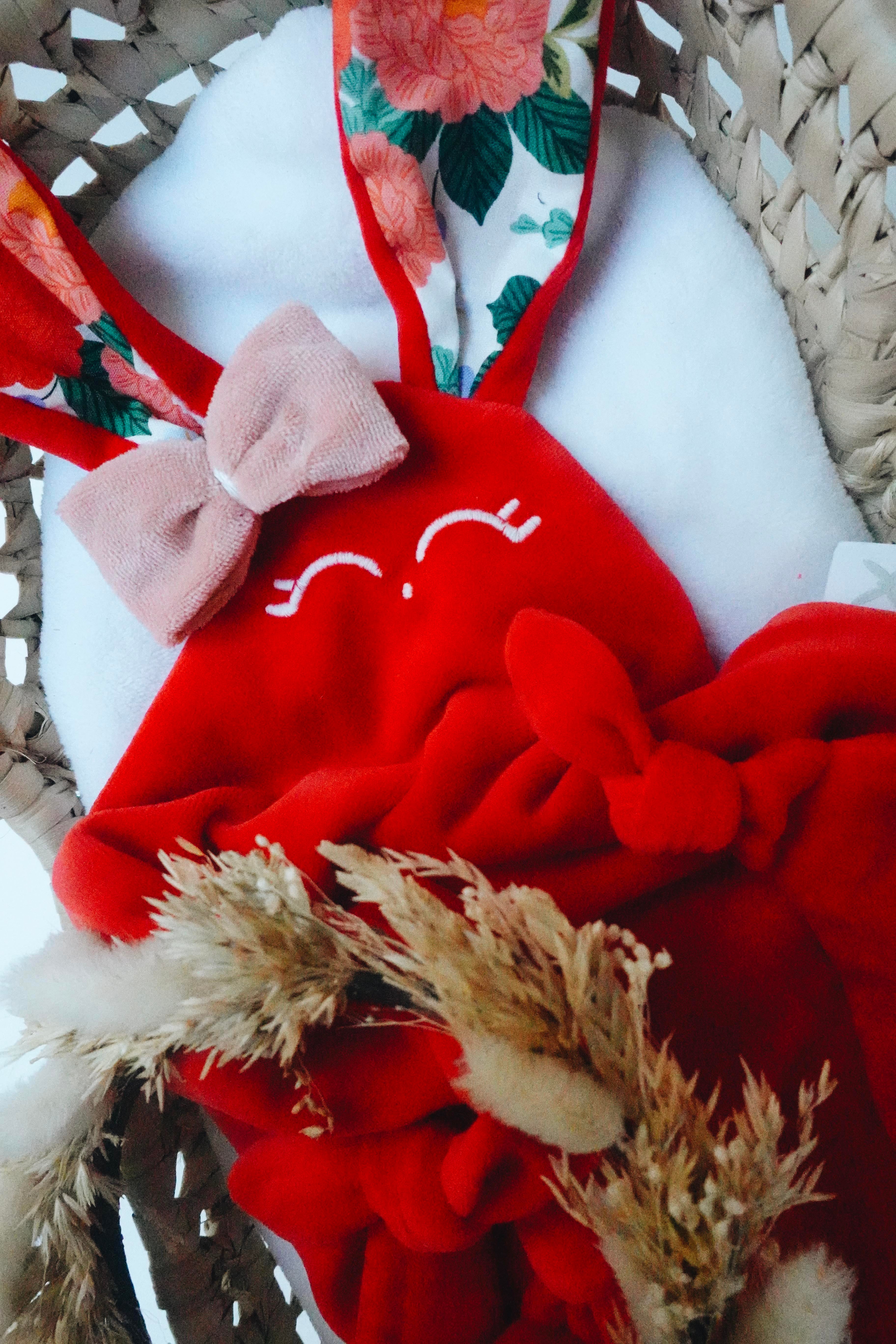 Doudou Velours Classique Noeuds - Wild Flora