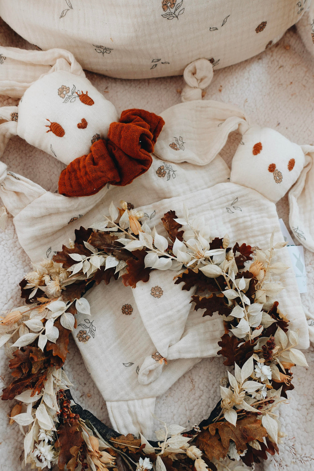 PROTOTYPE - Bébé Doudou Lange - Tiny Flowers