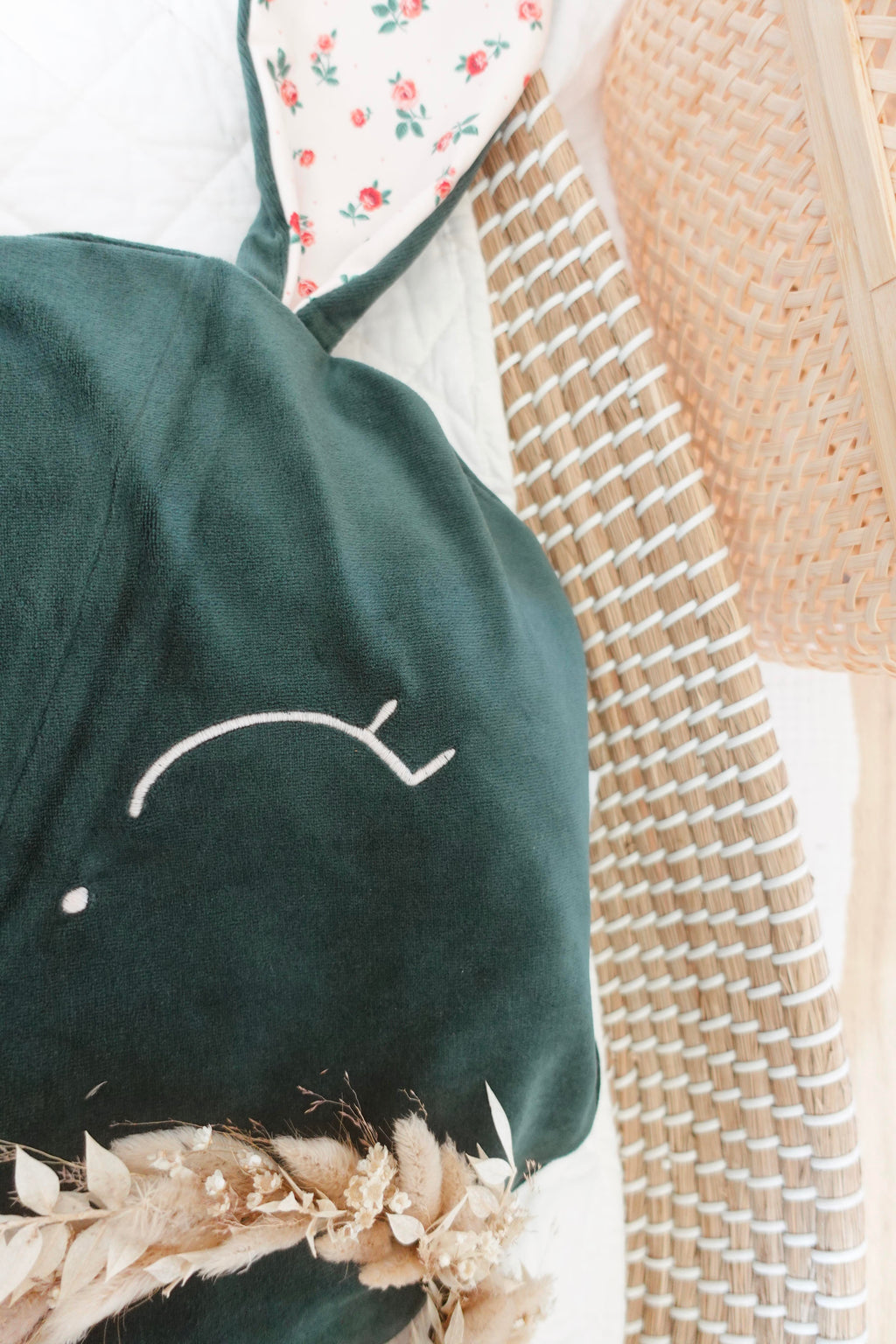 Petit Coussin Velours - Pink Roses