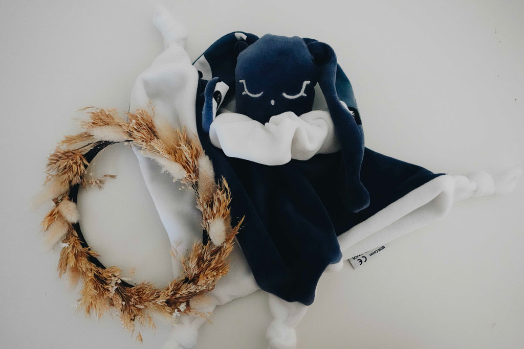 Doudou Velours Câlin Noeuds - Pandas