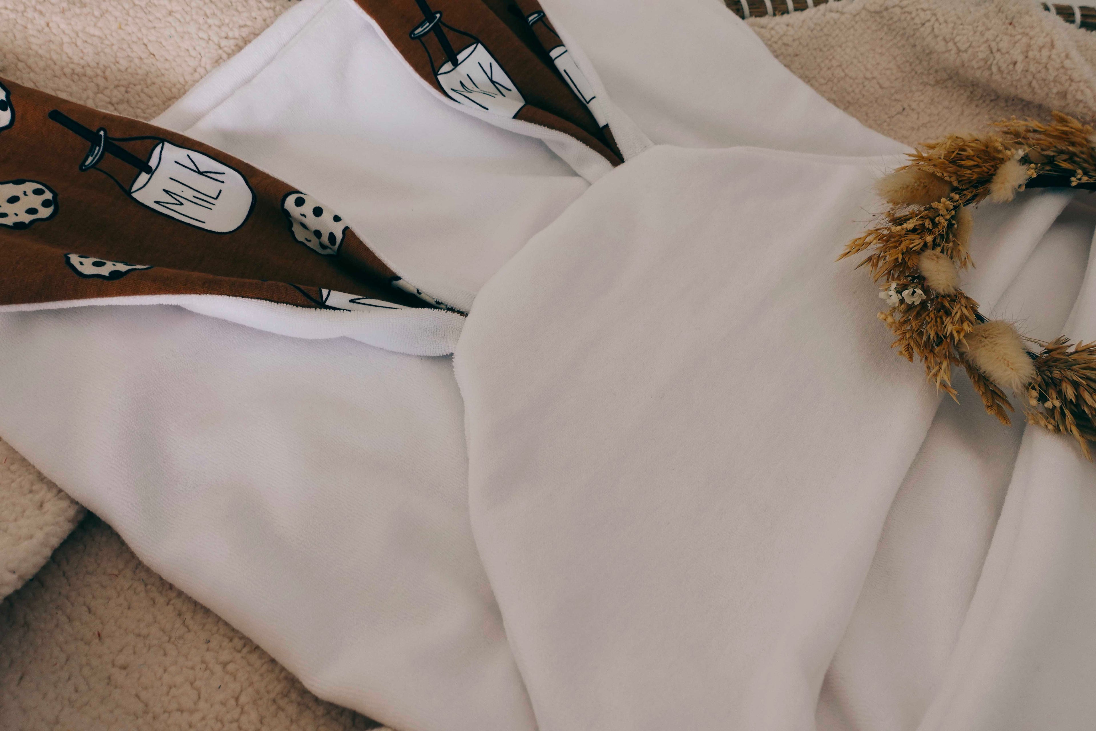 Cape de bain Eponge - Milk and Cookies