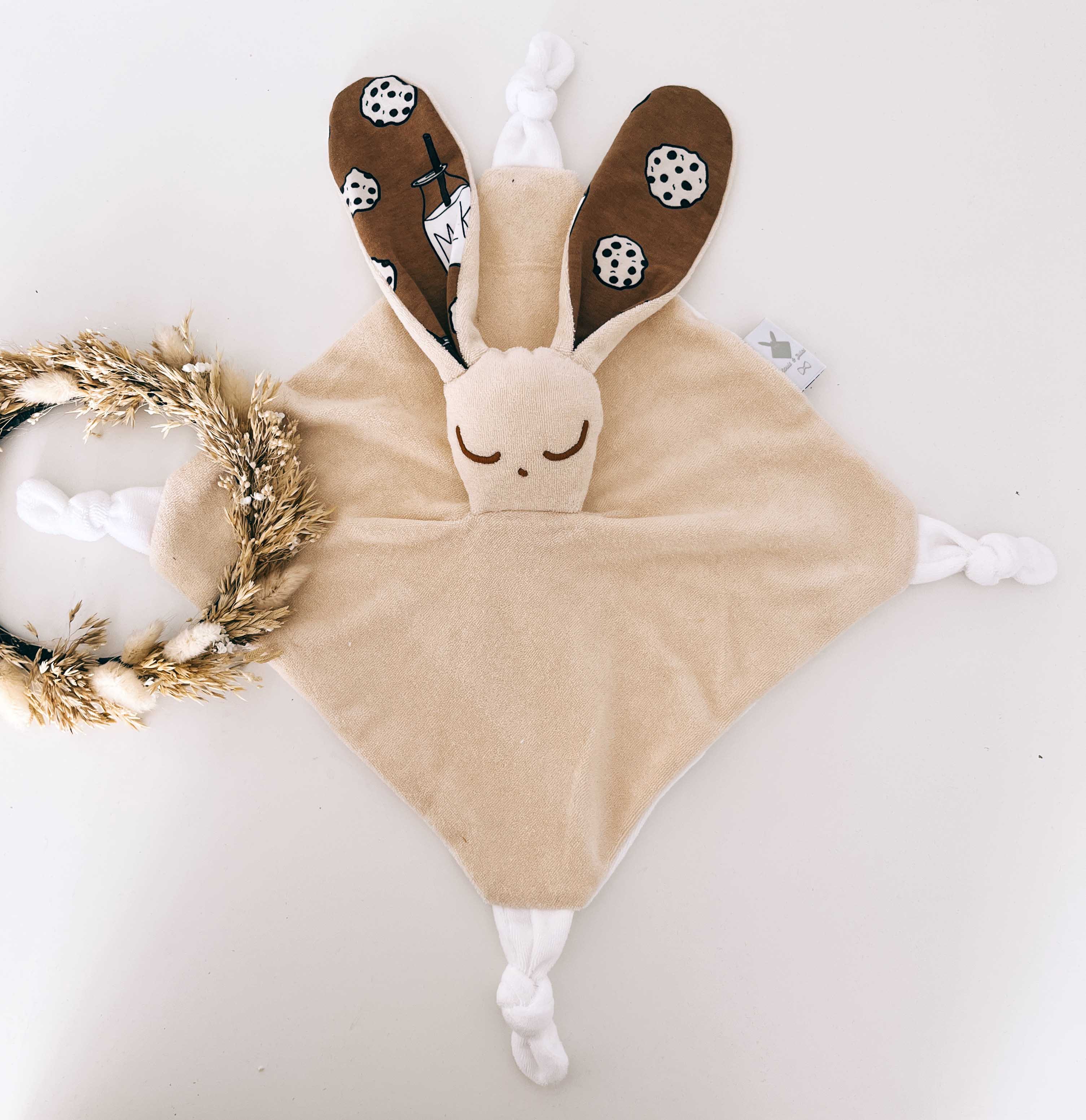 Doudou Eponge Câlin Noeuds - Milk and Cookies