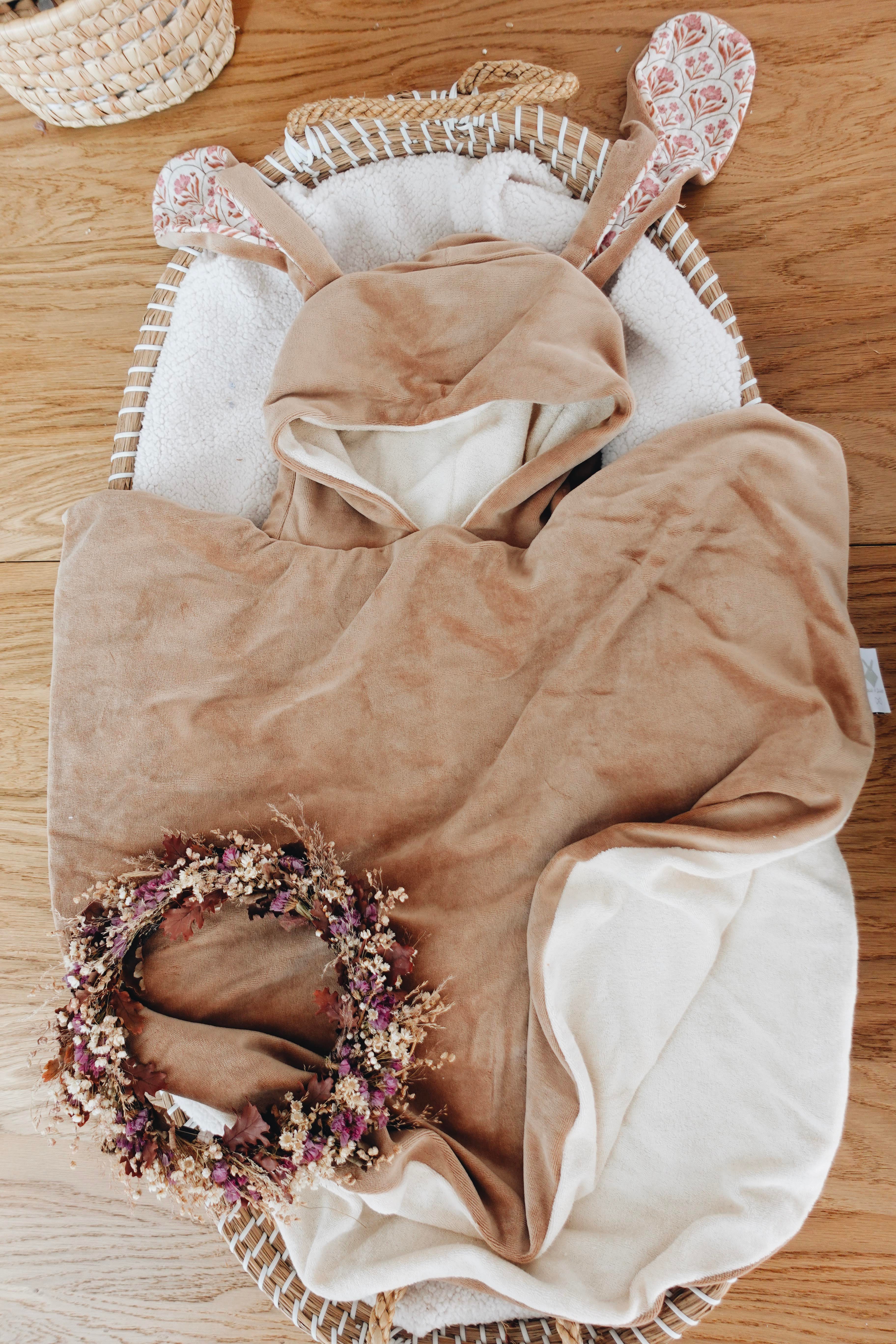 Poncho de bain Velours - Indy Boho