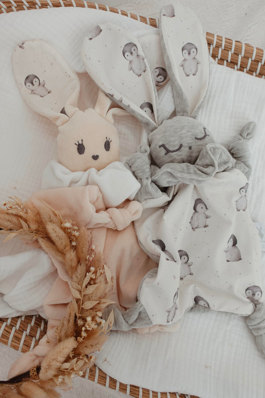 Doudou Velours Chouchou - Pinguins