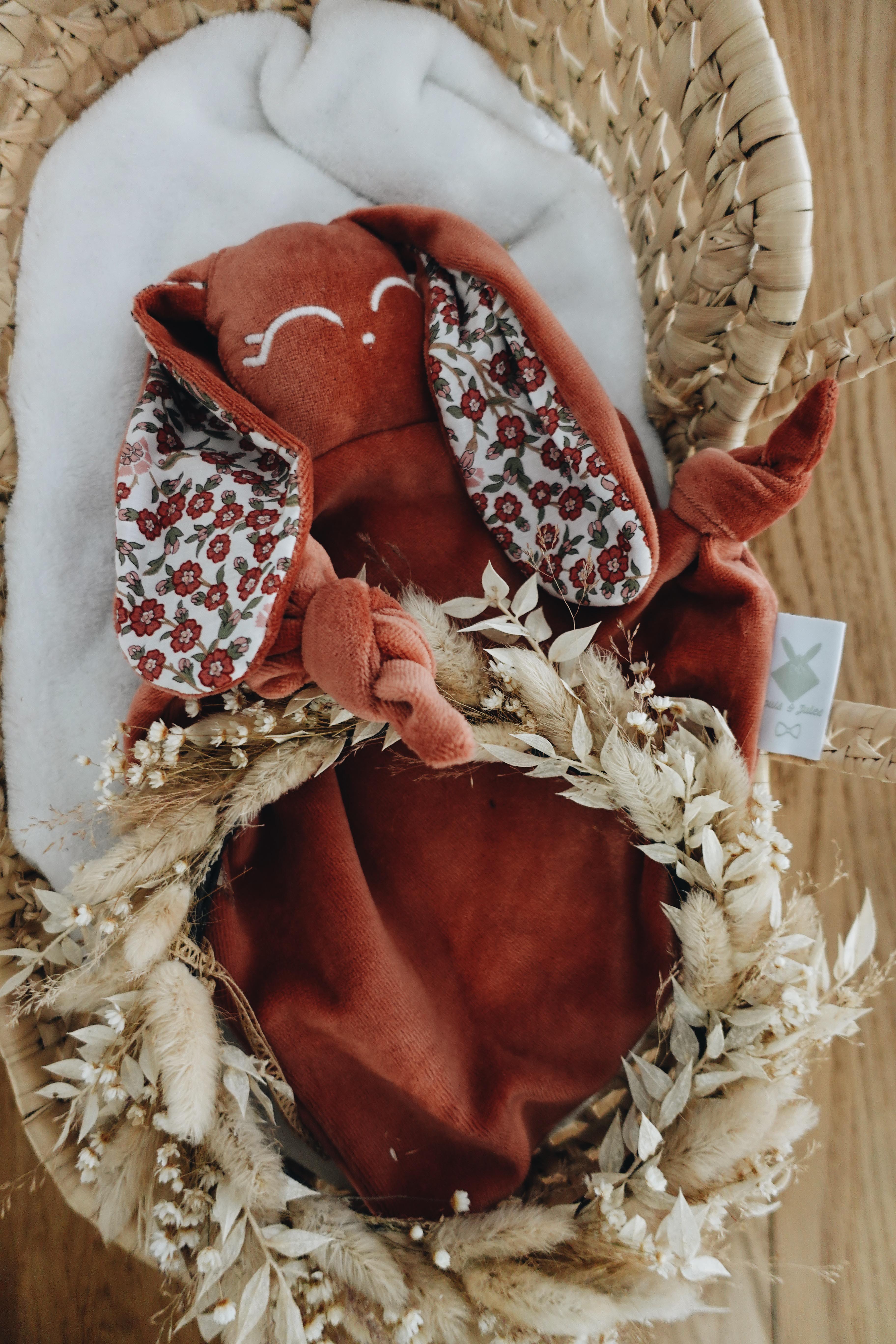 PROTOTYPE - Doudou Velours Gaufrette - Empress Brique