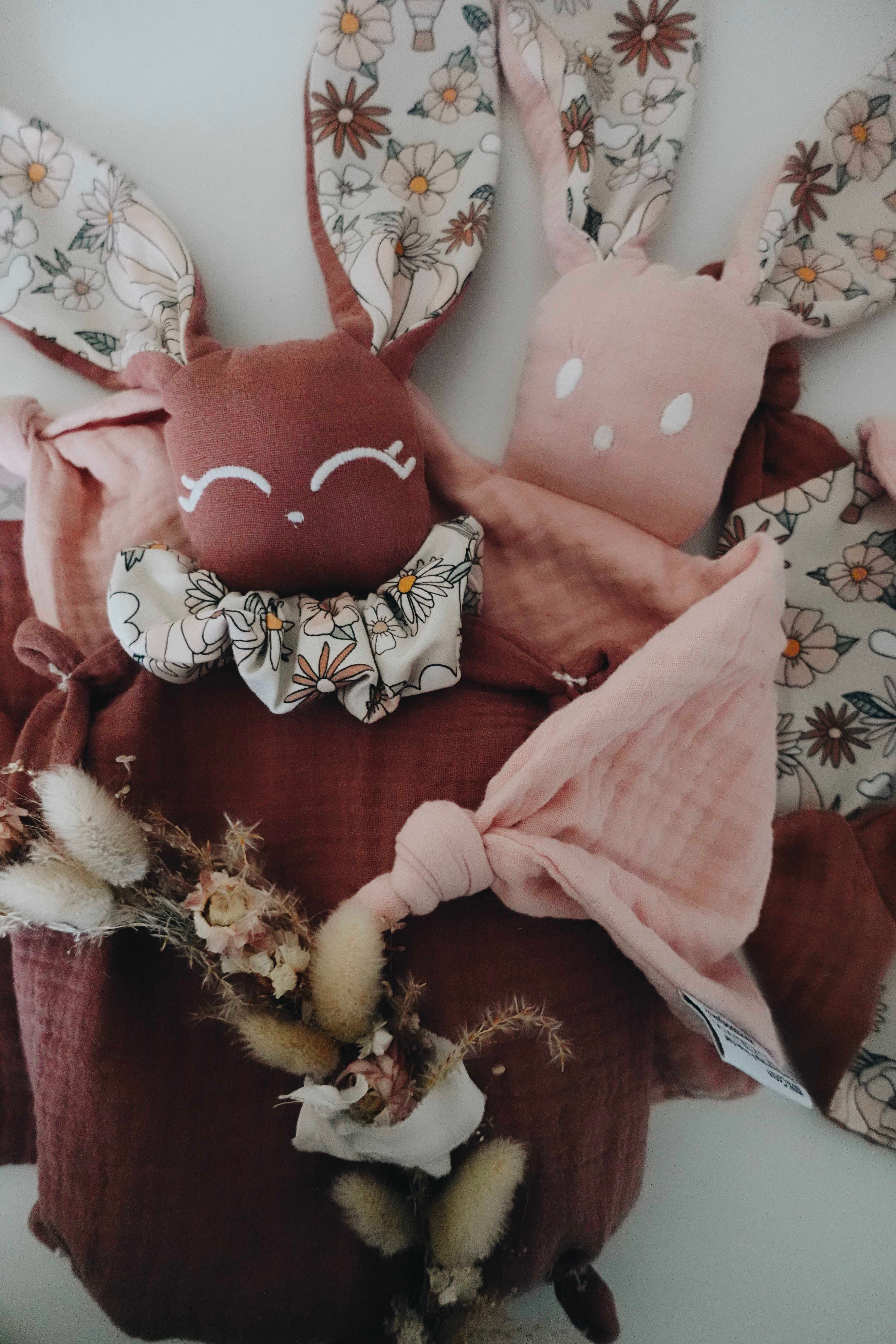 Doudou lange Gaufrette - Flower Balloons
