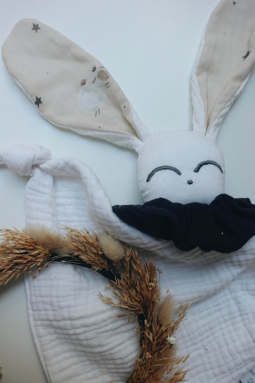 Doudou lange Gaufrette - Moutons