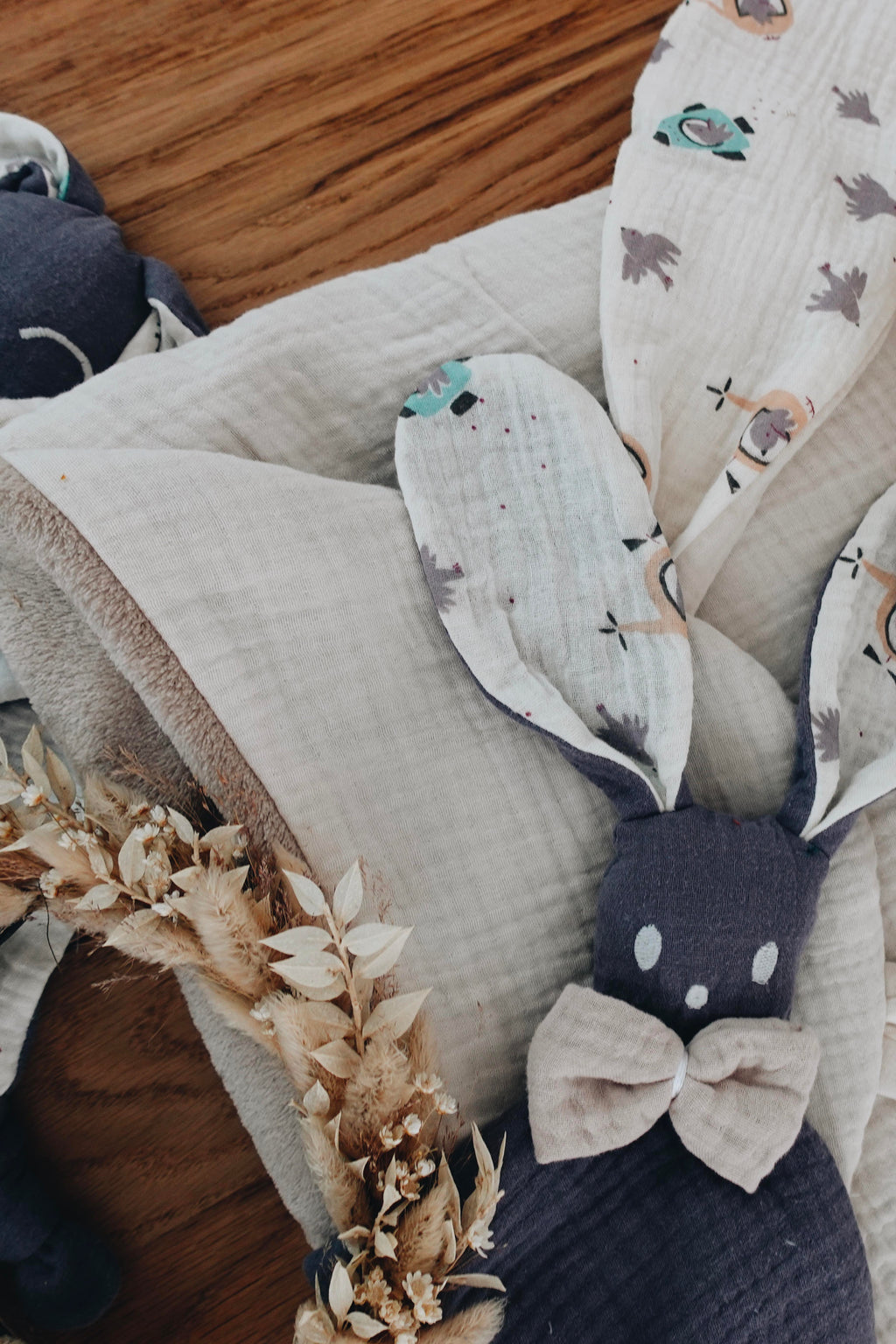 PROTOTYPE - Bébé Doudou Lange - Birds in the Sky