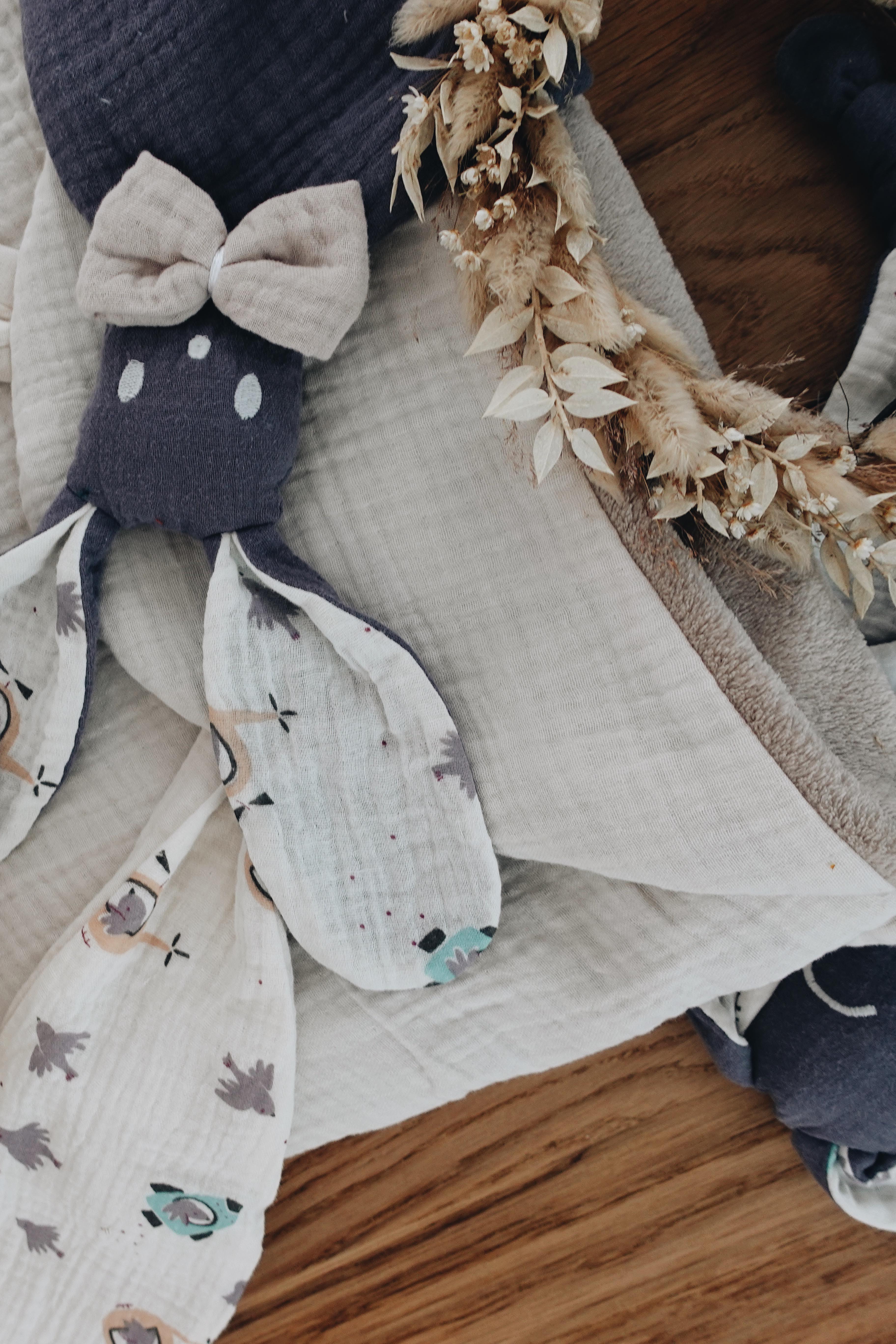 PROTOTYPE - Bébé Doudou Lange - Birds in the Sky