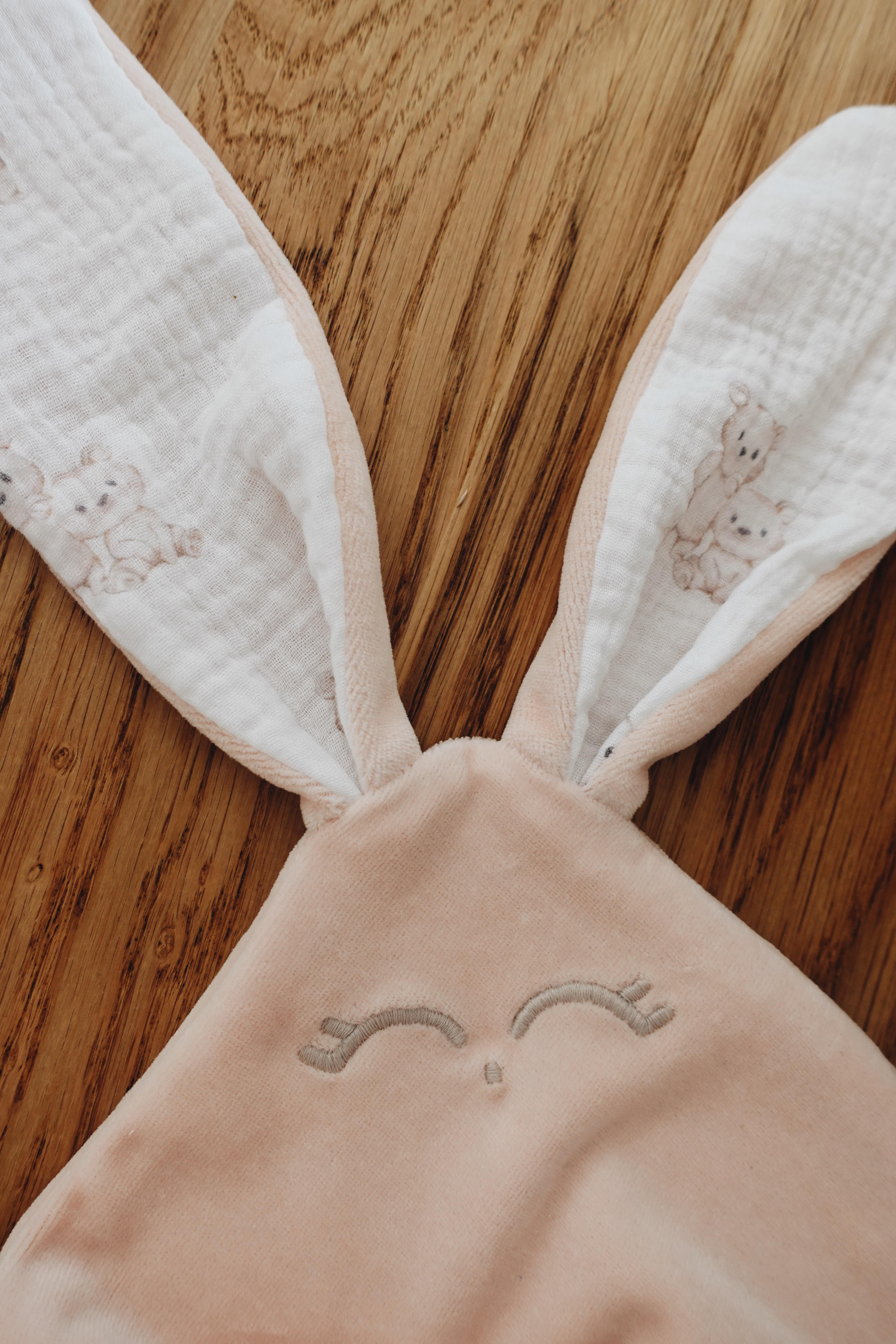 PROTOTYPE - Doudou Velours Classique Noeuds - Little Bears