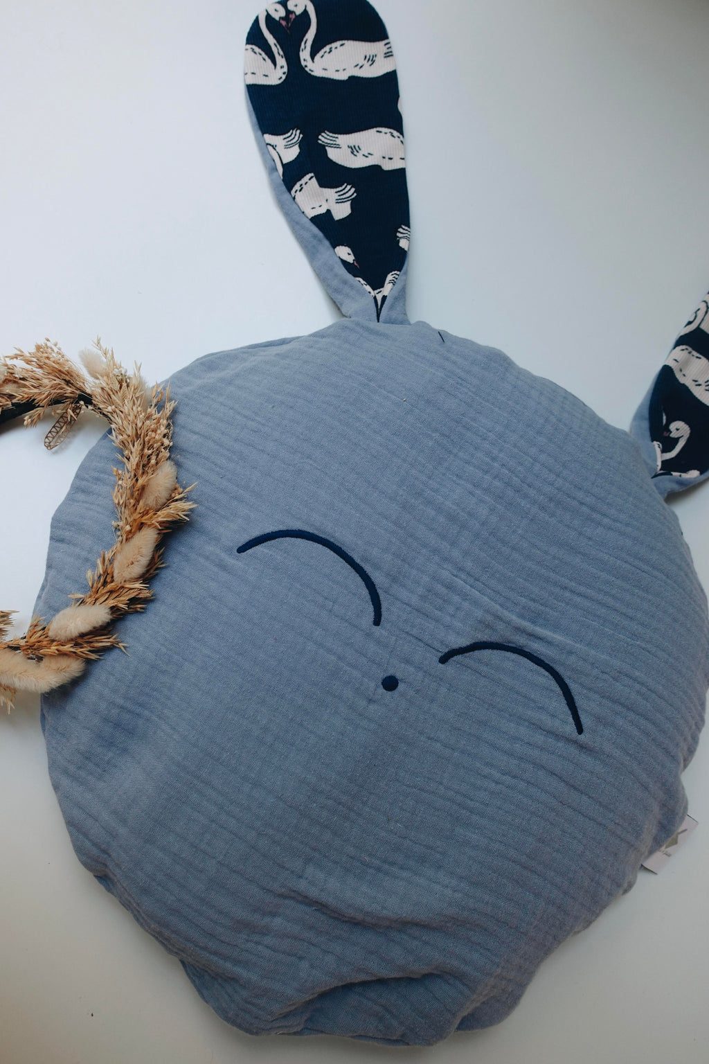 Petit Coussin Lange - Blue Swan