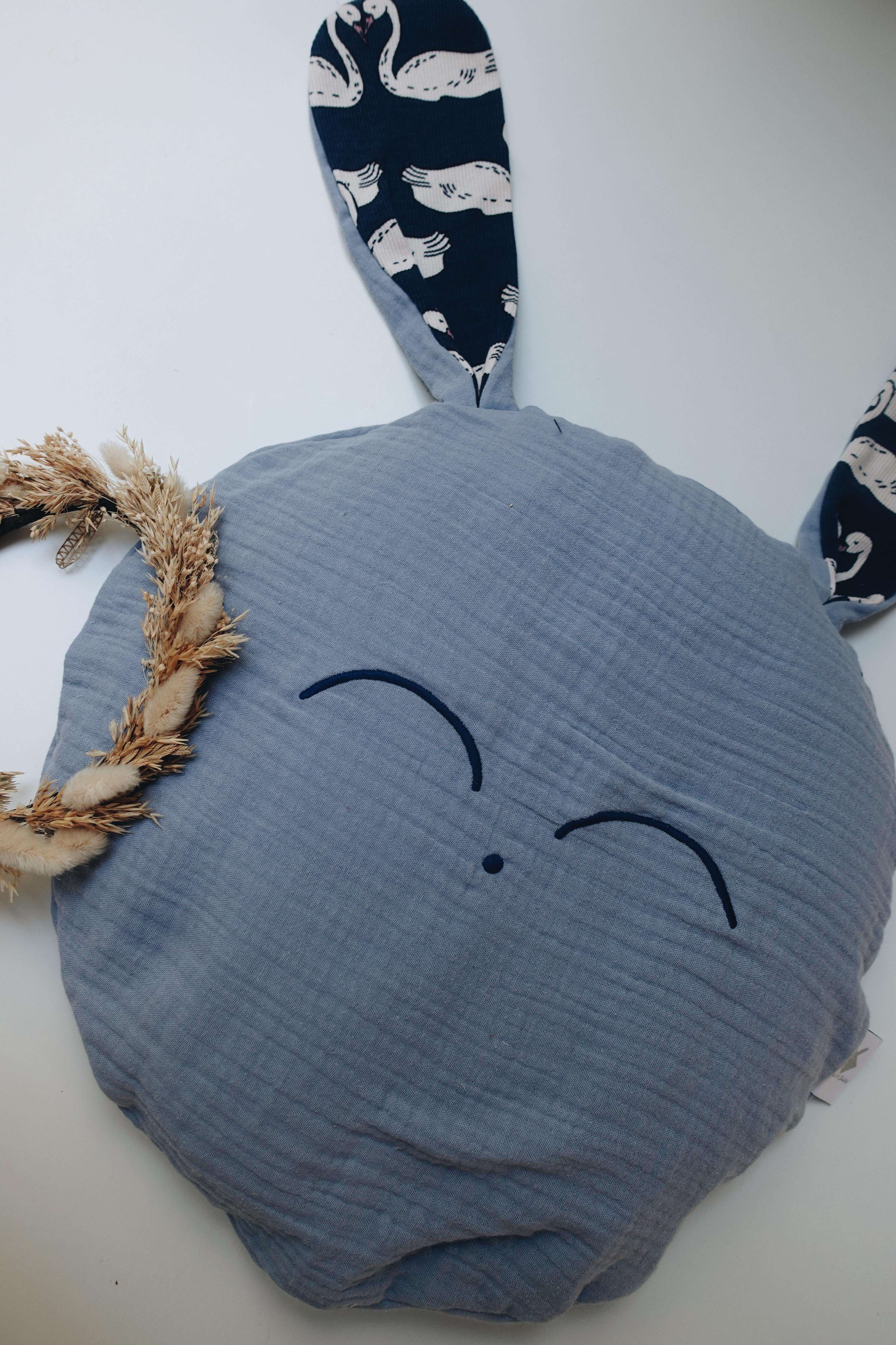 Petit Coussin Lange - Blue Swan