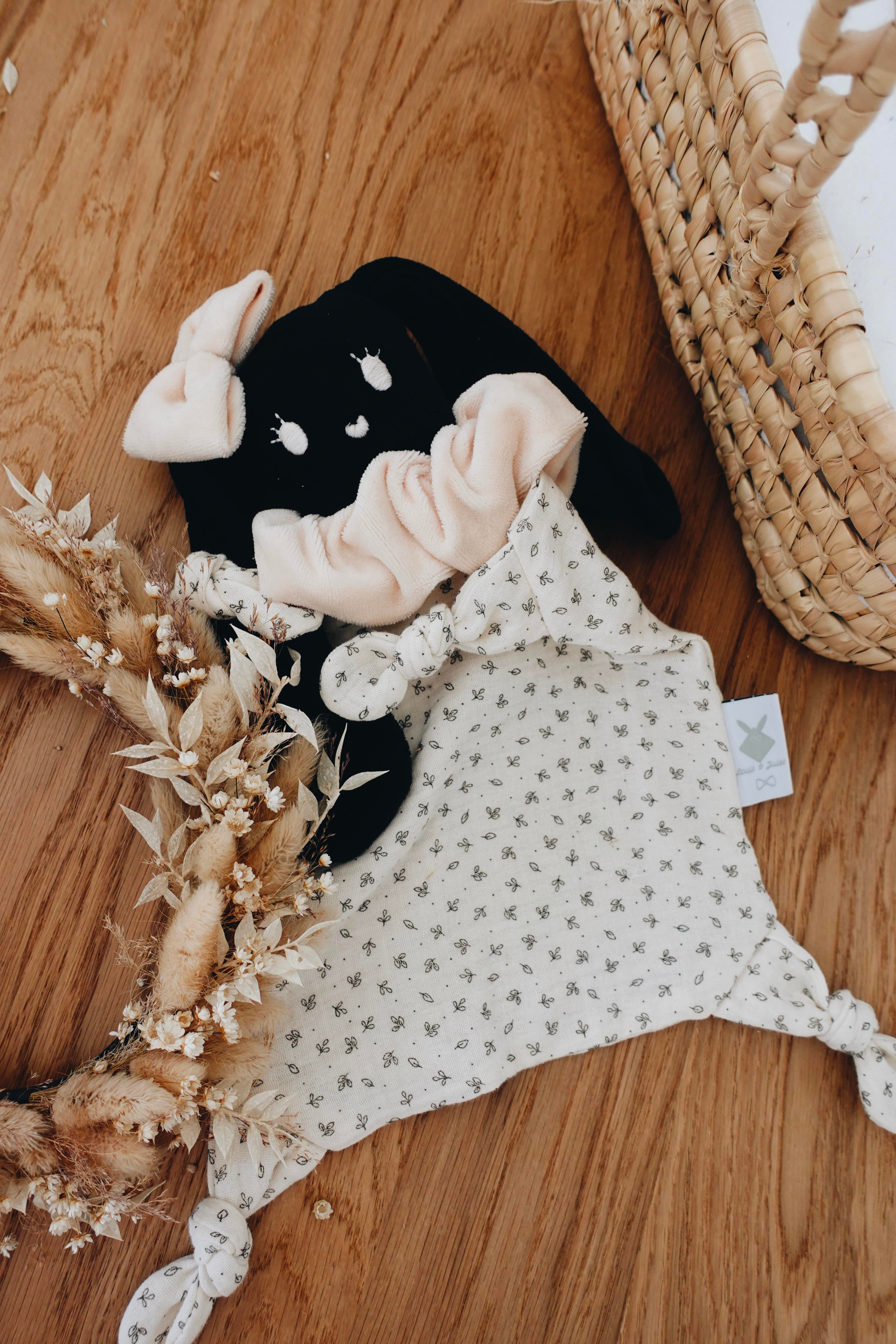 PROTOTYPE - Doudou Mousseline Feuilles