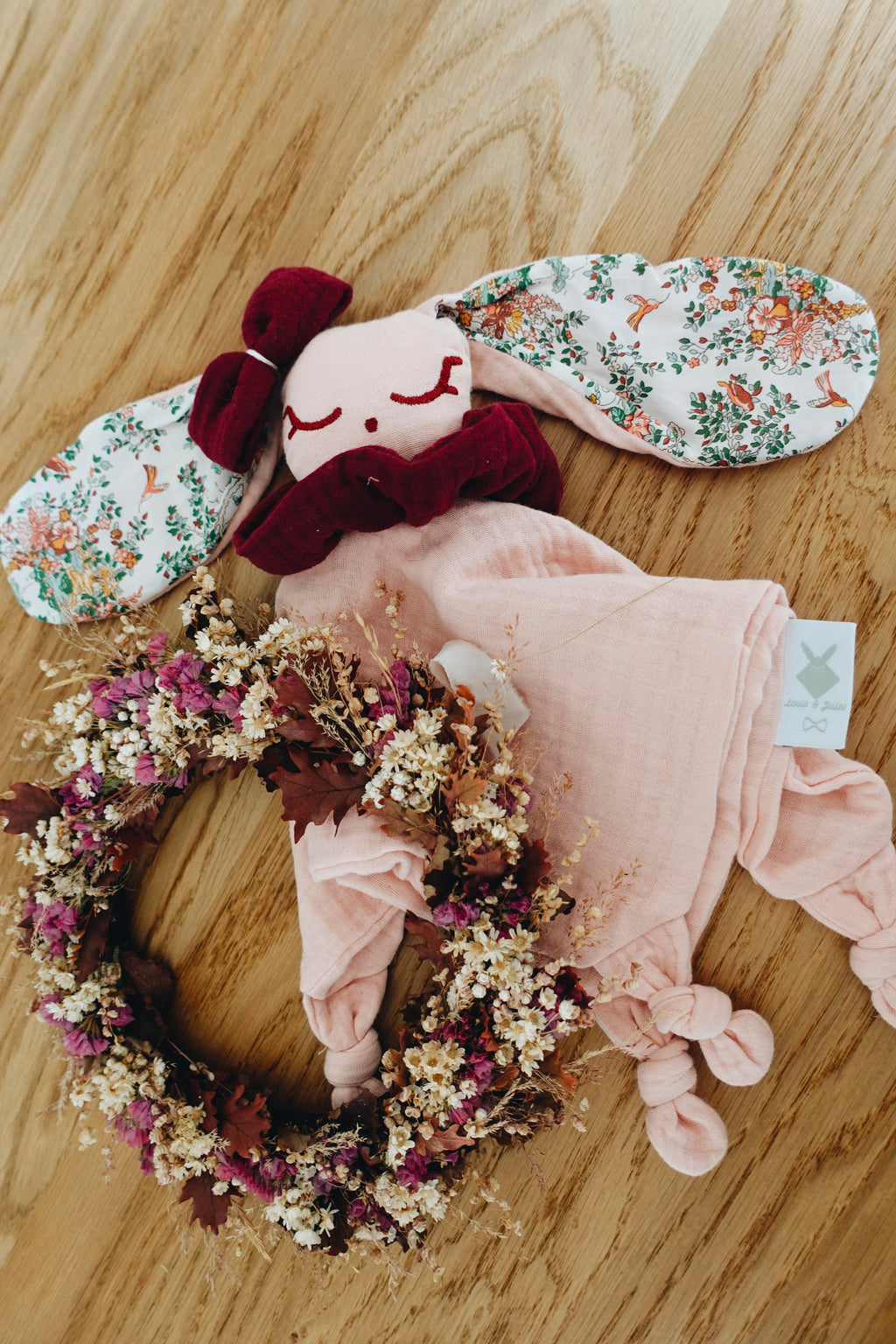 PROTOTYPE - Doudou Lange Câlin Noeuds - Wonderland