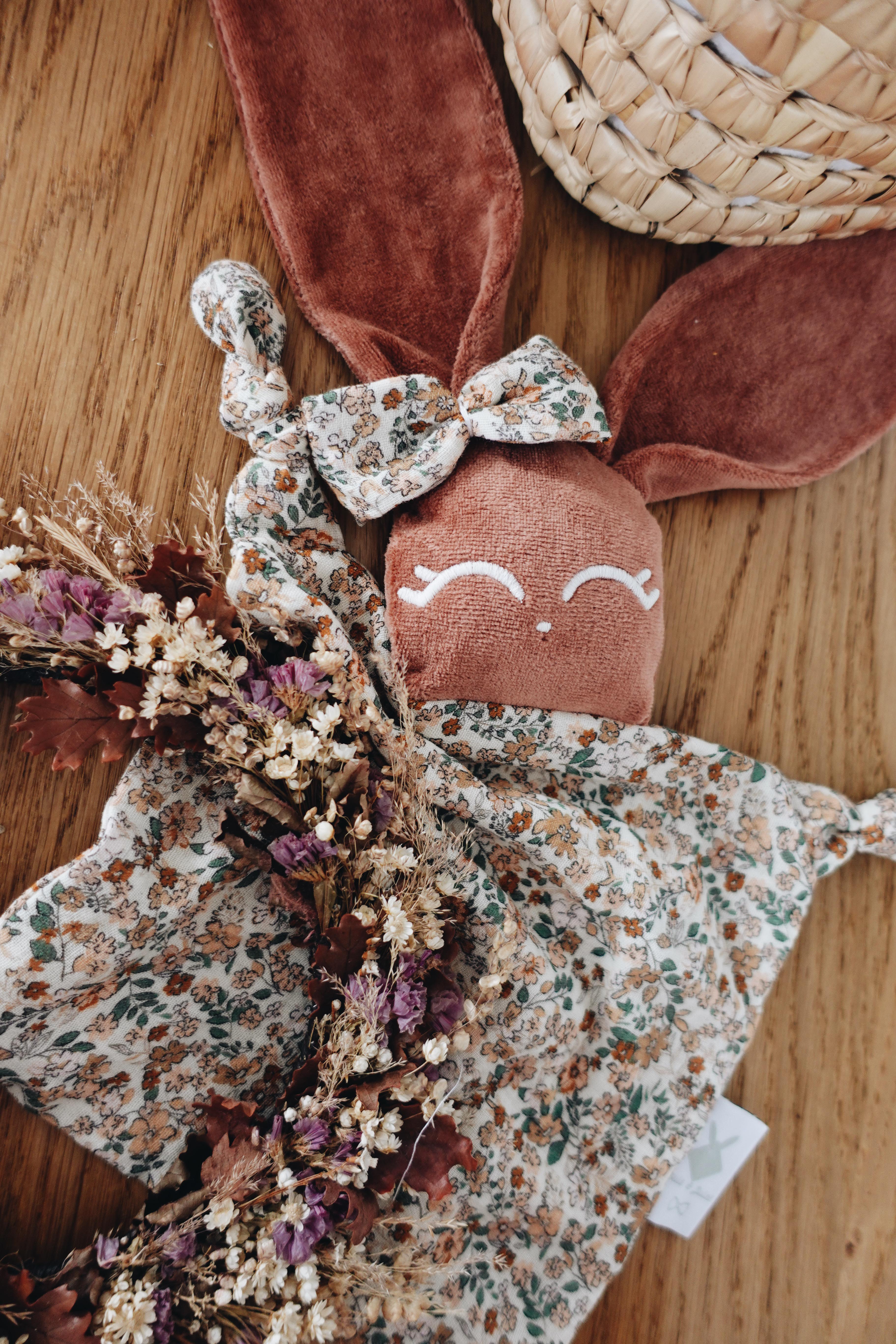 PROTOTYPE - Doudou Mousseline Fleurs