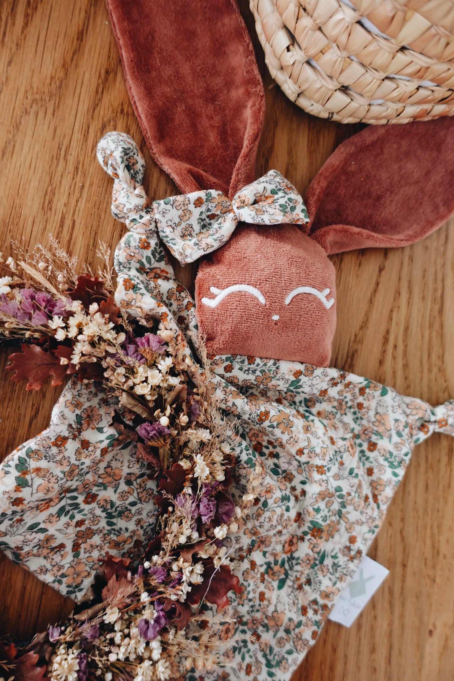 Doudou Mousseline Fleurs