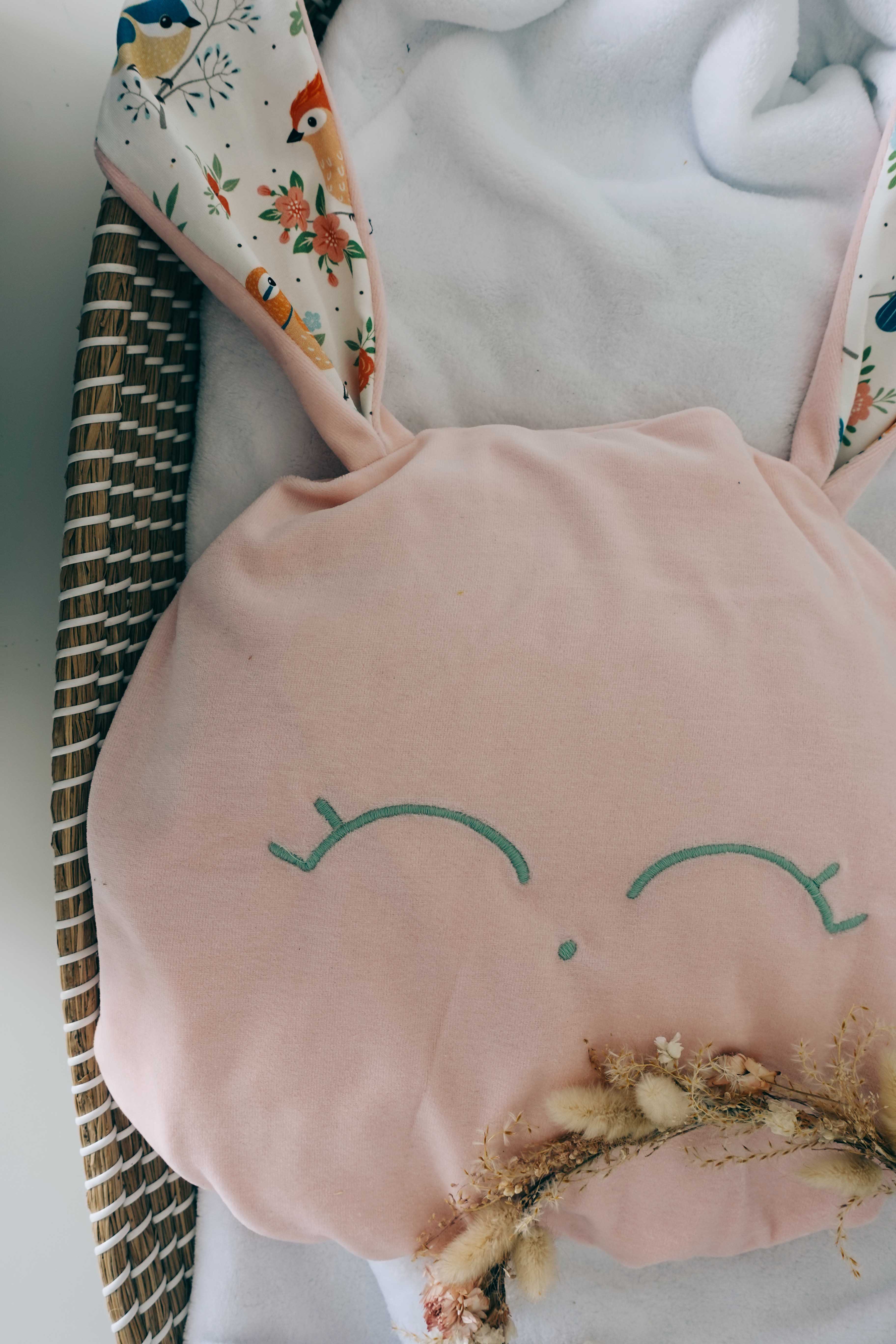 Petit Coussin Velours - Singing Birds