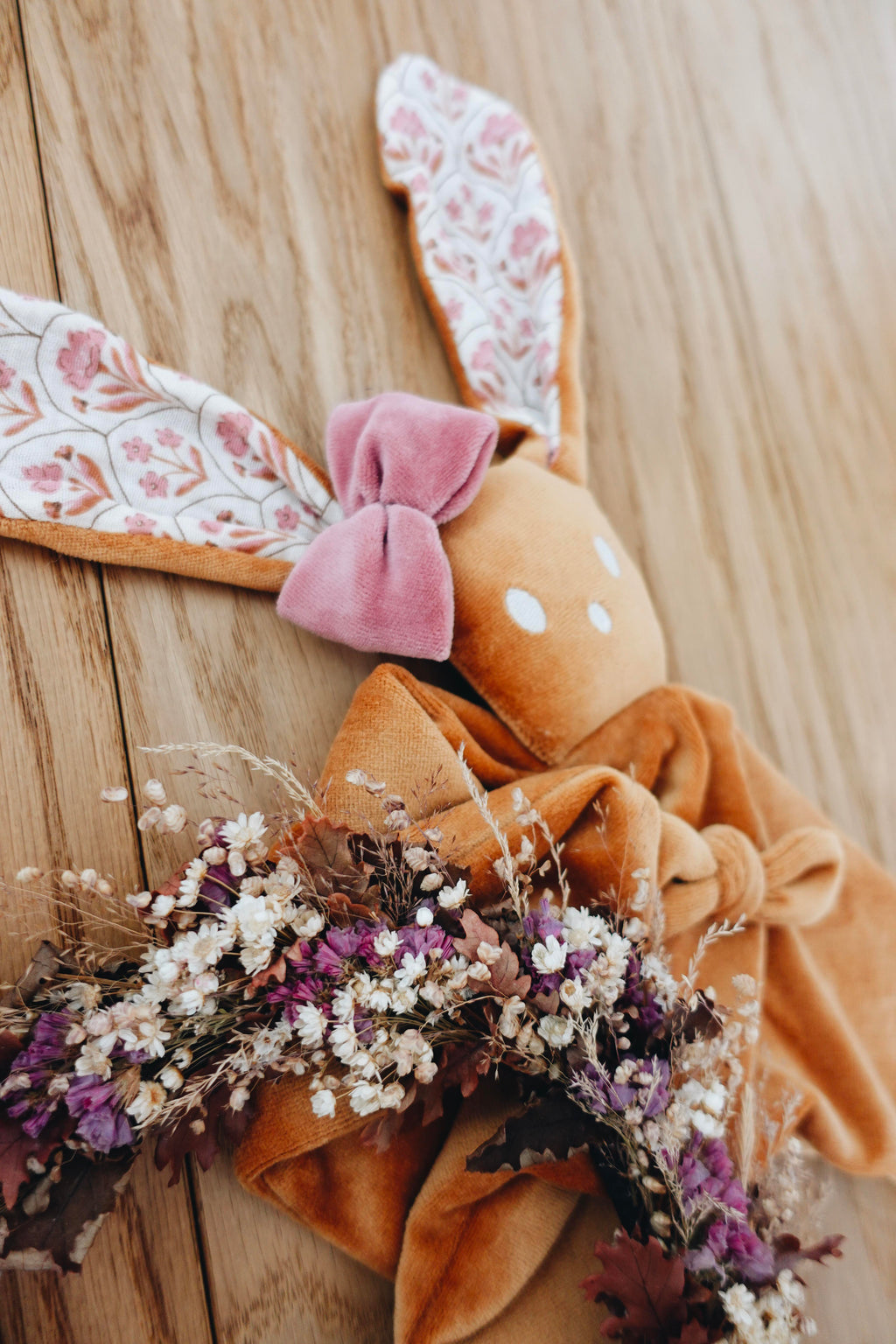 PROTOTYPE - Doudou Velours Câlin Noeuds - Indy Boho