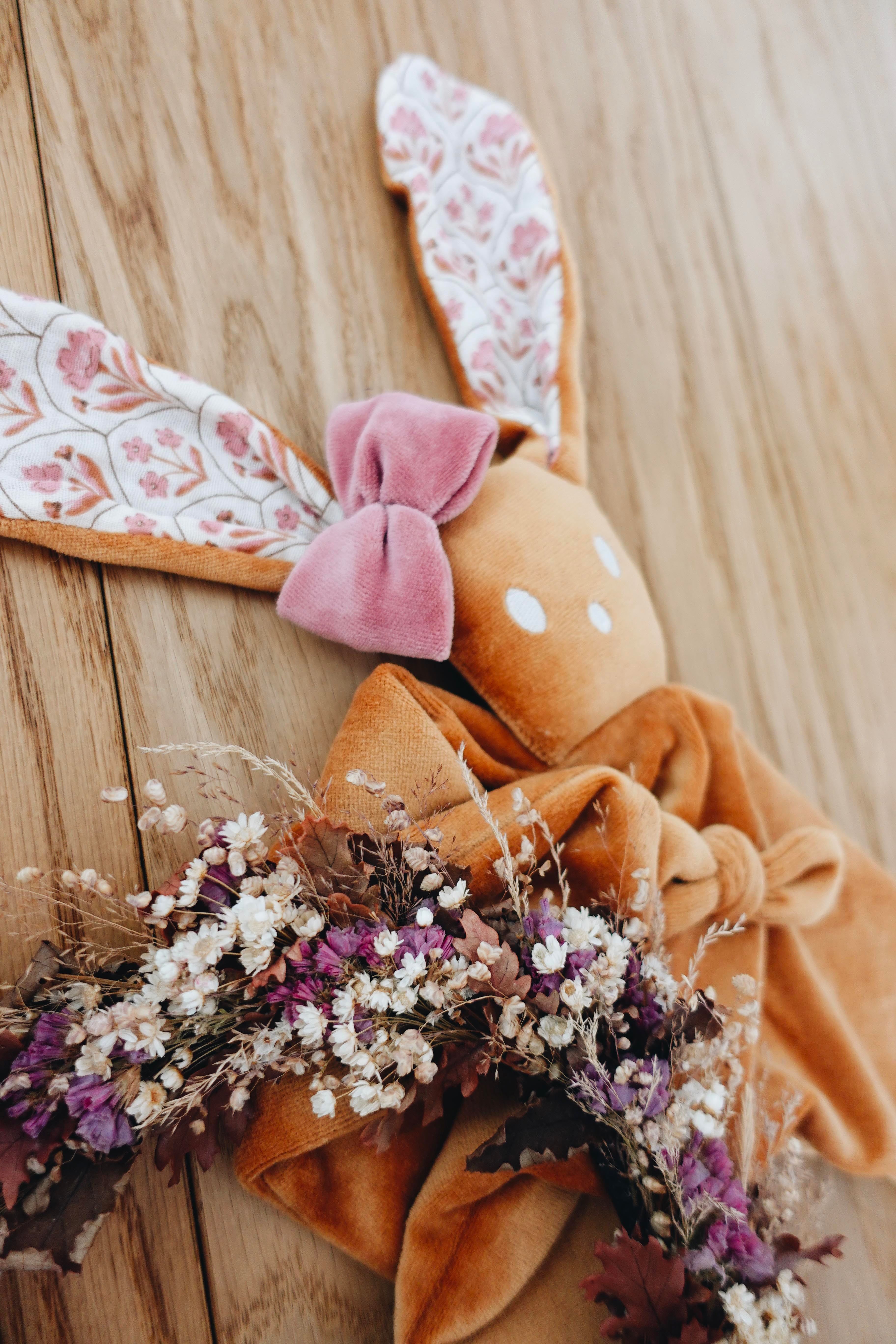 PROTOTYPE - Doudou Velours Câlin Noeuds - Indy Boho