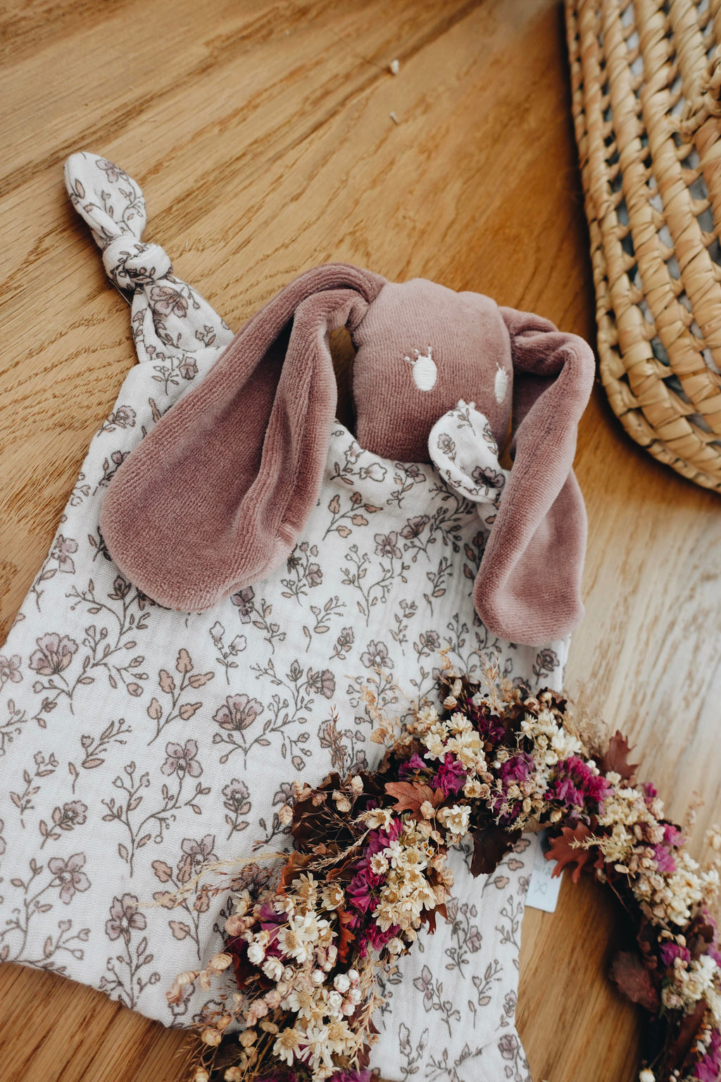 Doudou Mousseline Vintage Flowers
