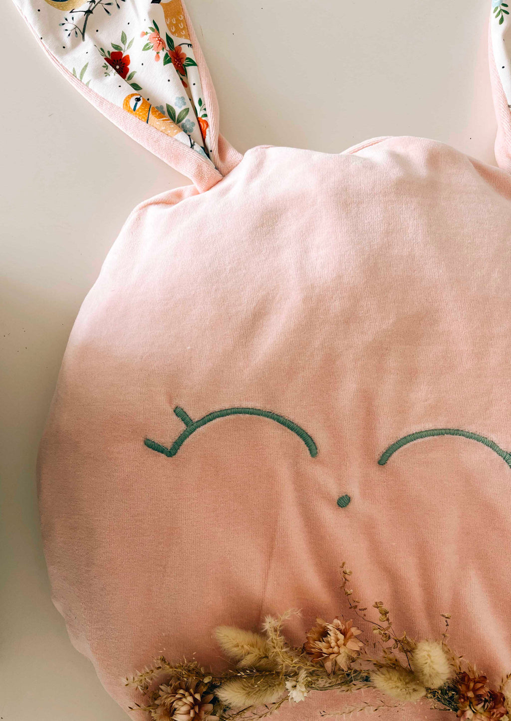 Petit Coussin Velours - Singing Birds