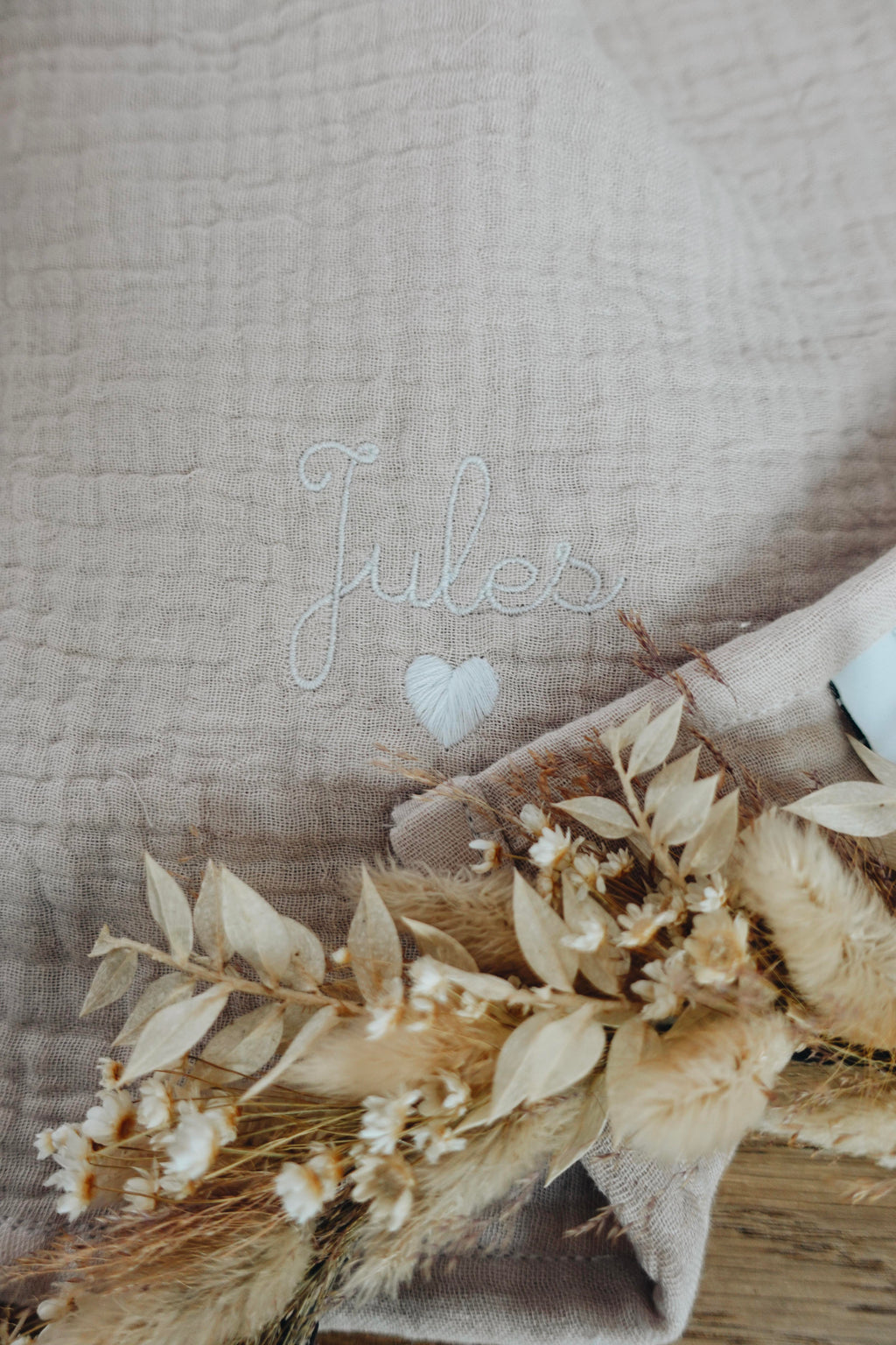 Lange Brodé Personnalisé