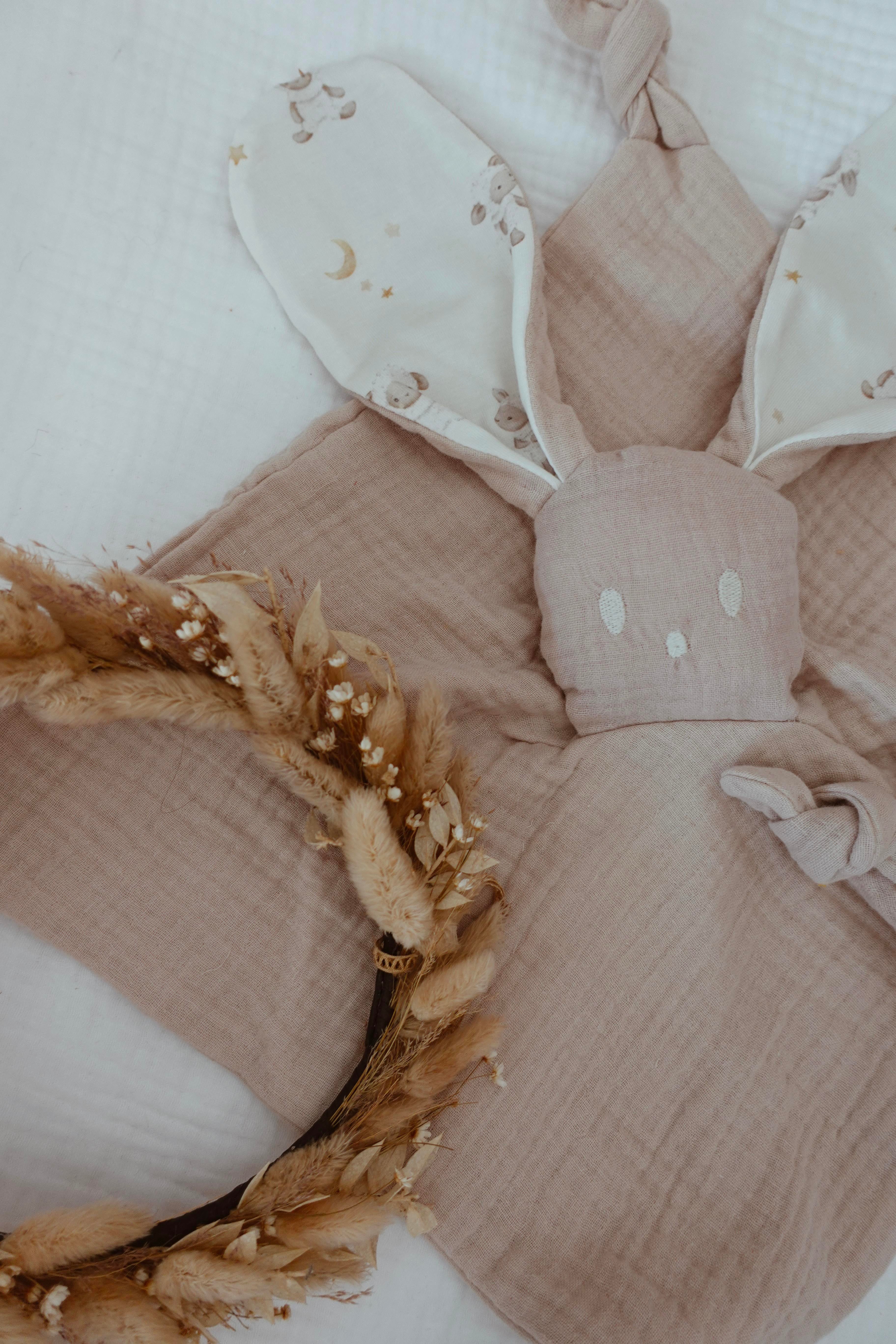 Doudou Lange Câlin Noeuds - Lamb