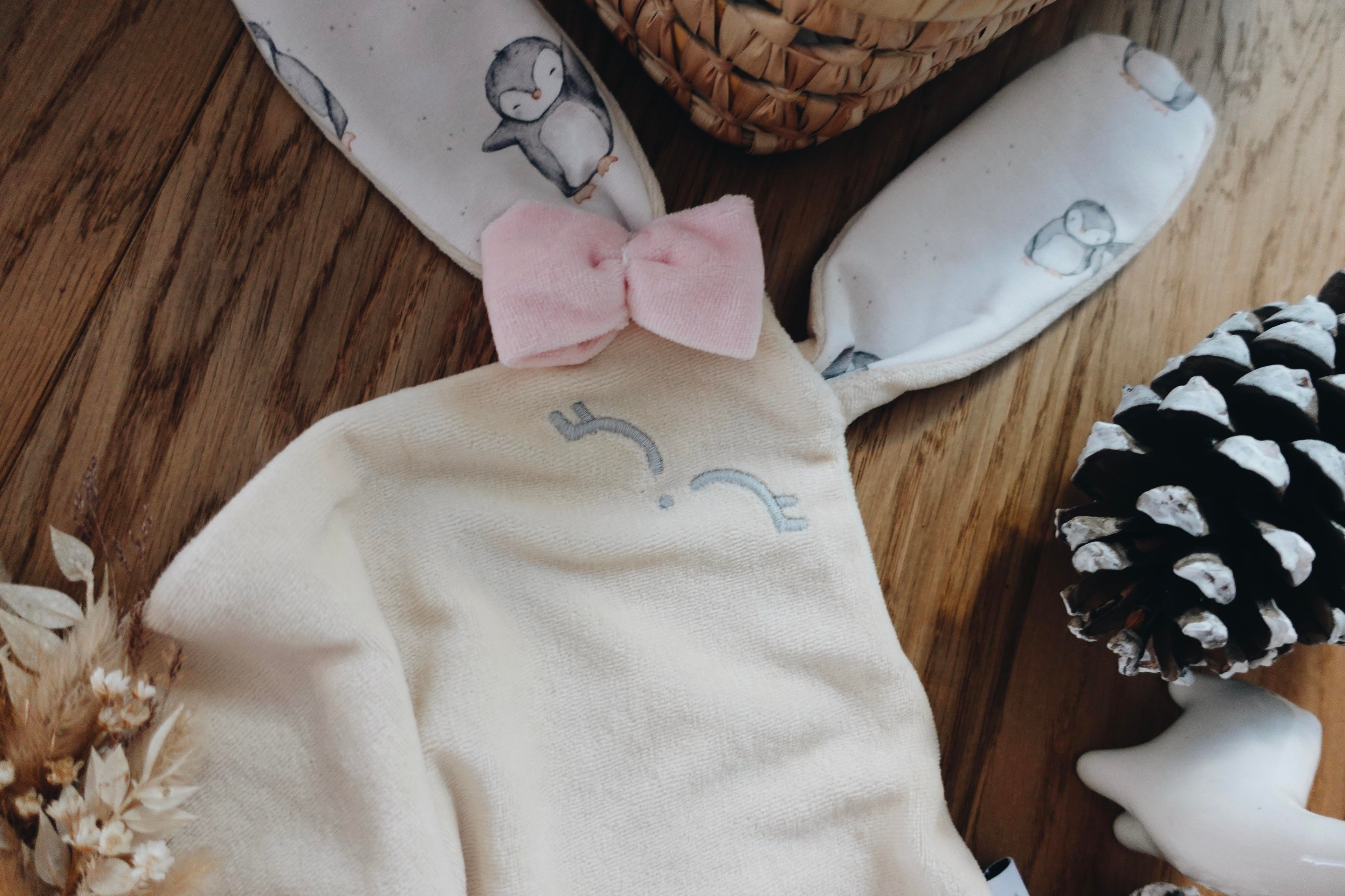 Doudou Velours Classique Noeuds - Pingui