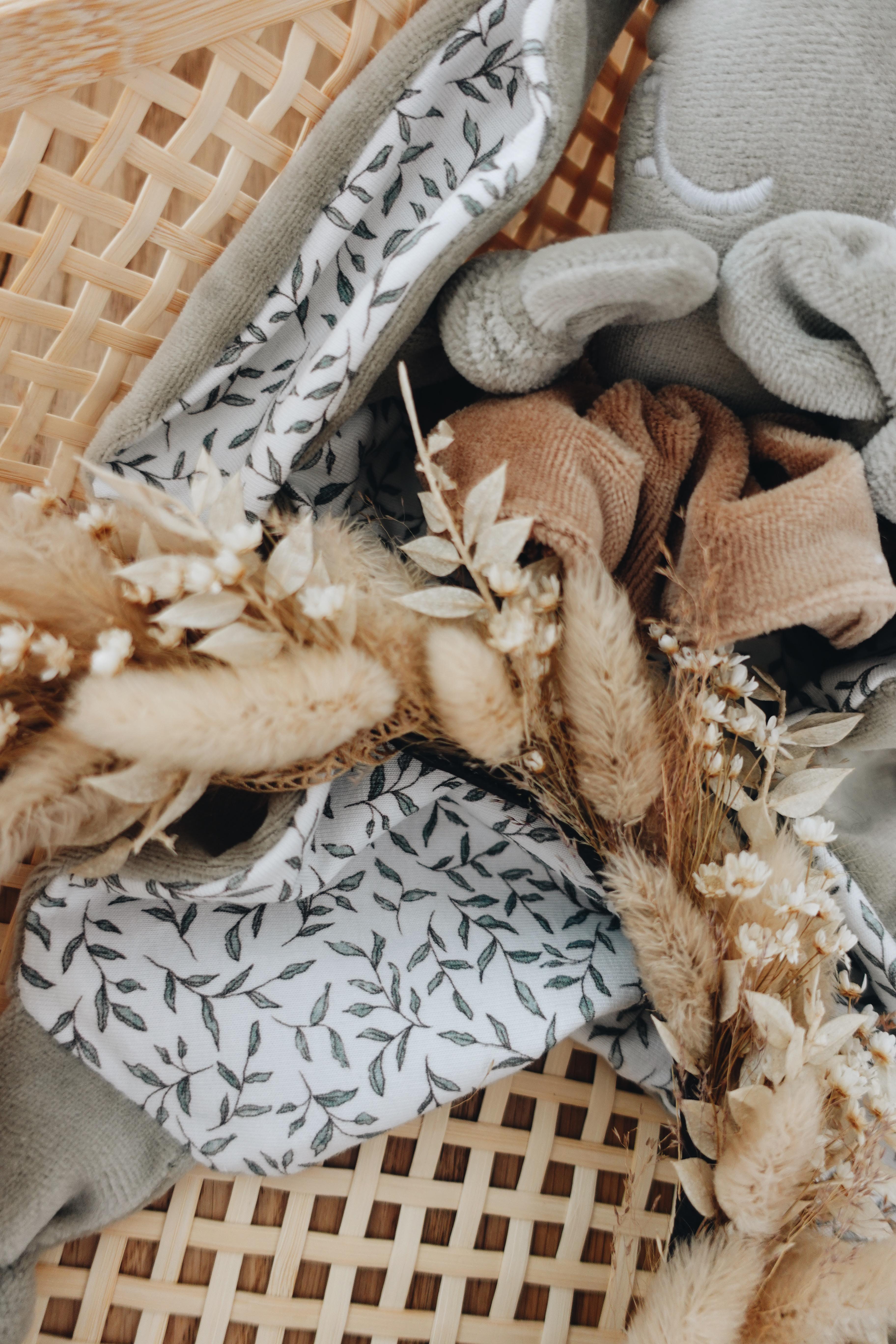 Doudou Velours Chouchou - Green Leaves