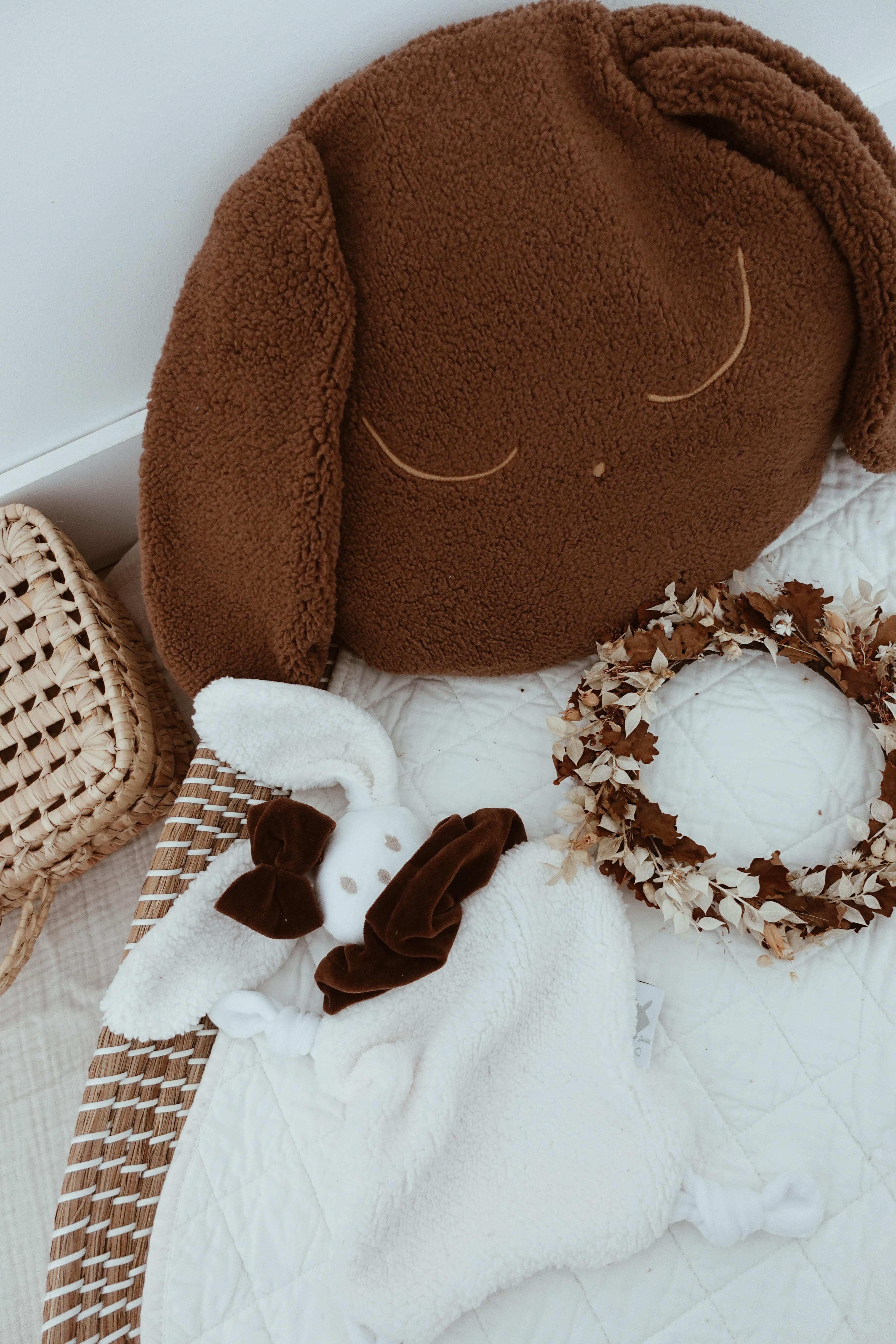 Petit Coussin Moumoute Pure - Épaisse Chocolat