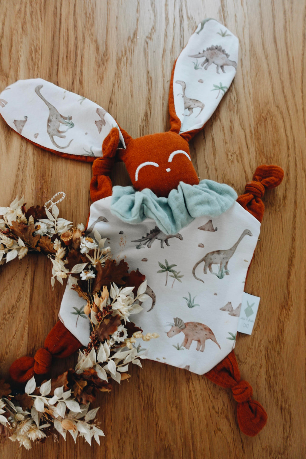 Doudou Lange Chouchou - Dino Pastel