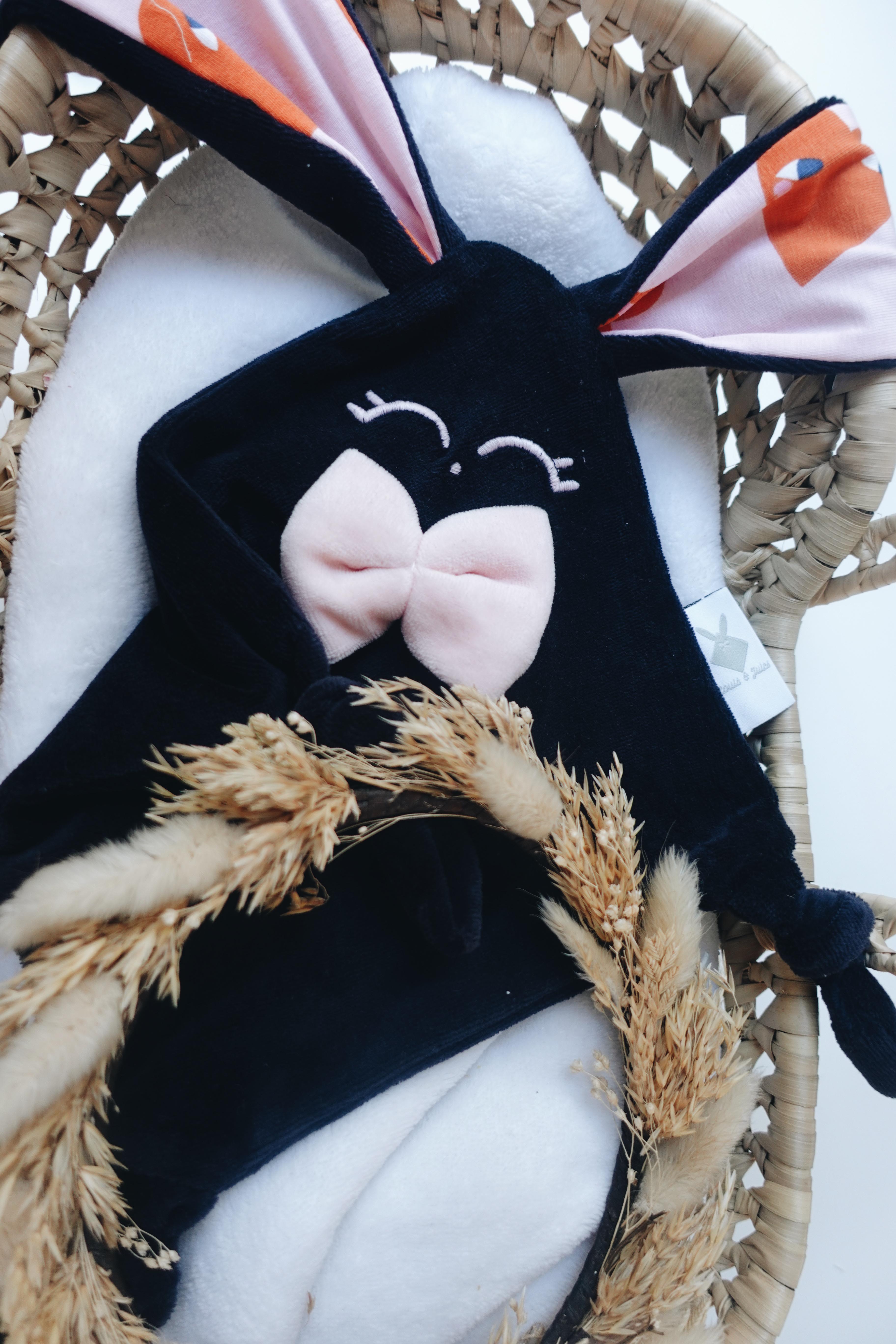 Doudou Velours Mini Noeuds - Lucette