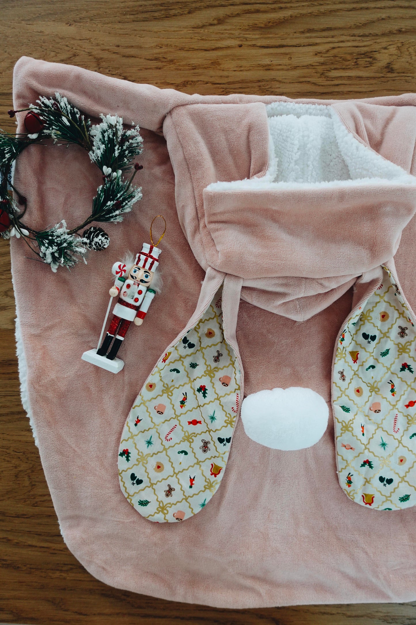 Poncho - Holiday Argyle